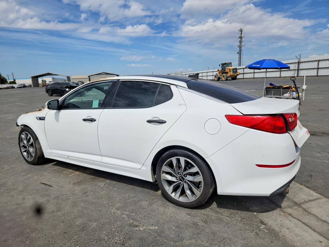 2015 Kia Optima Sx White vin: 5XXGR4A67FG365913