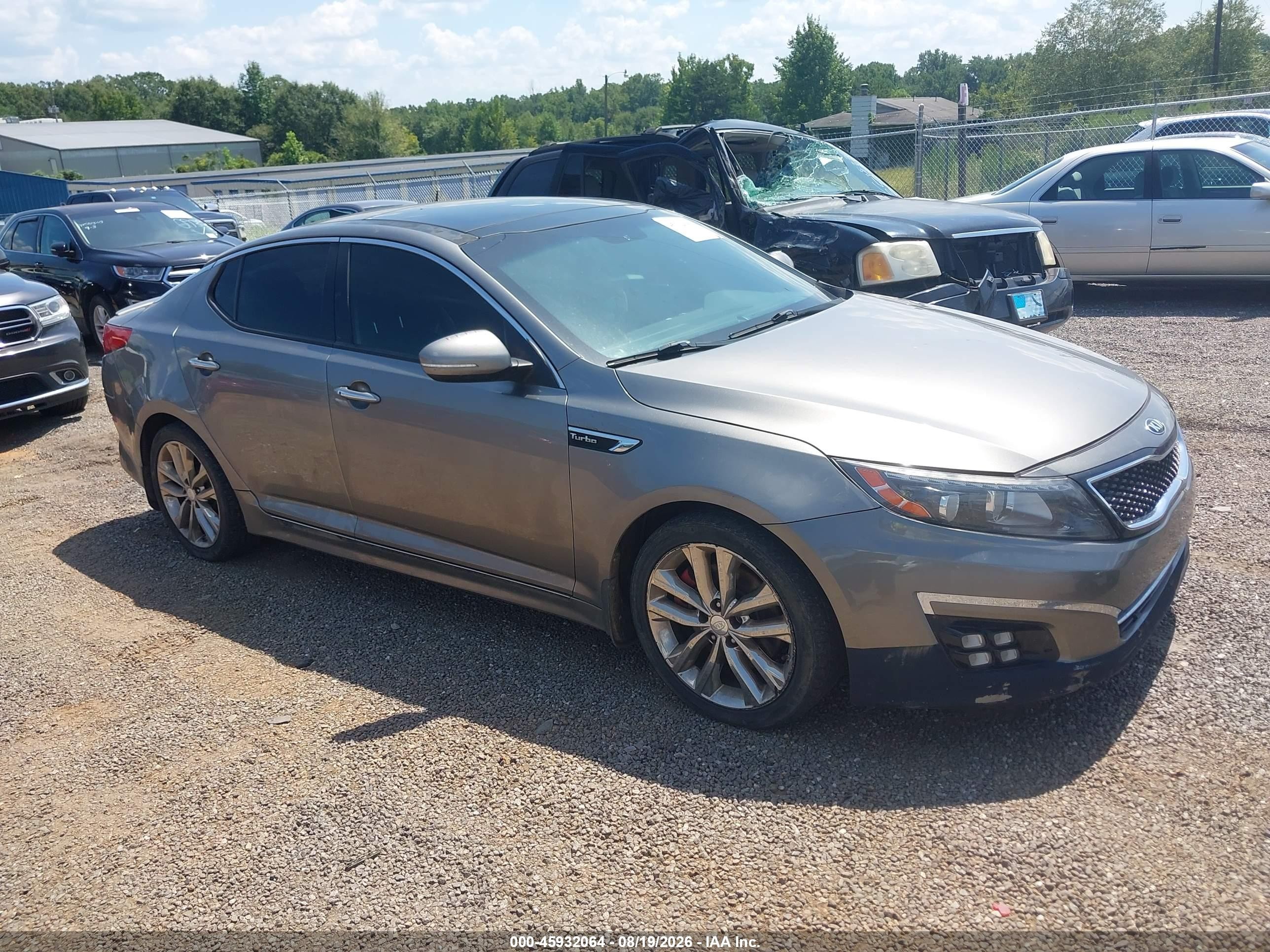 2015 Kia Optima Sxl Turbo Серый vin: 5XXGR4A67FG368648