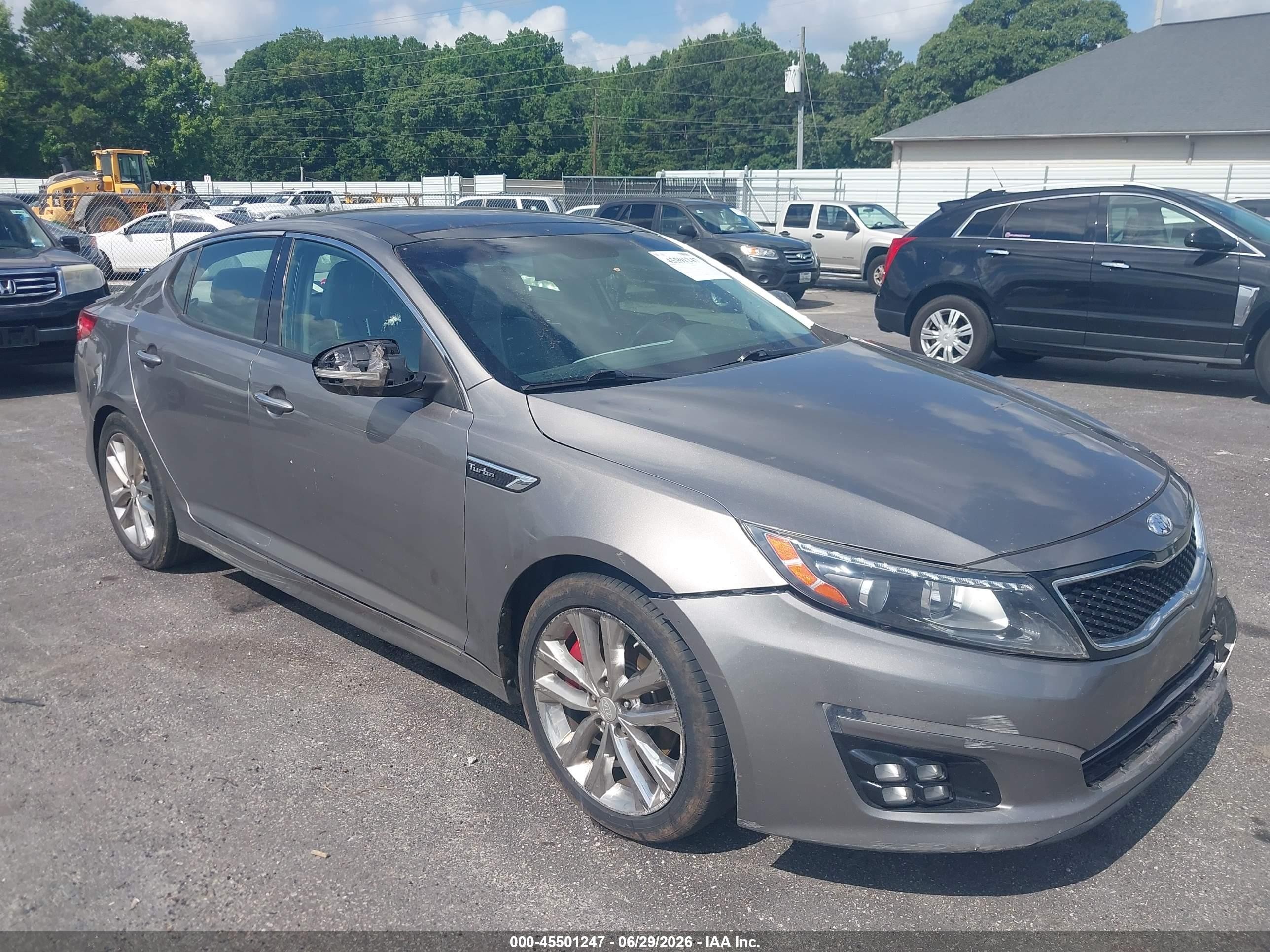 2015 Kia Optima Sxl Turbo Beige vin: 5XXGR4A67FG376183