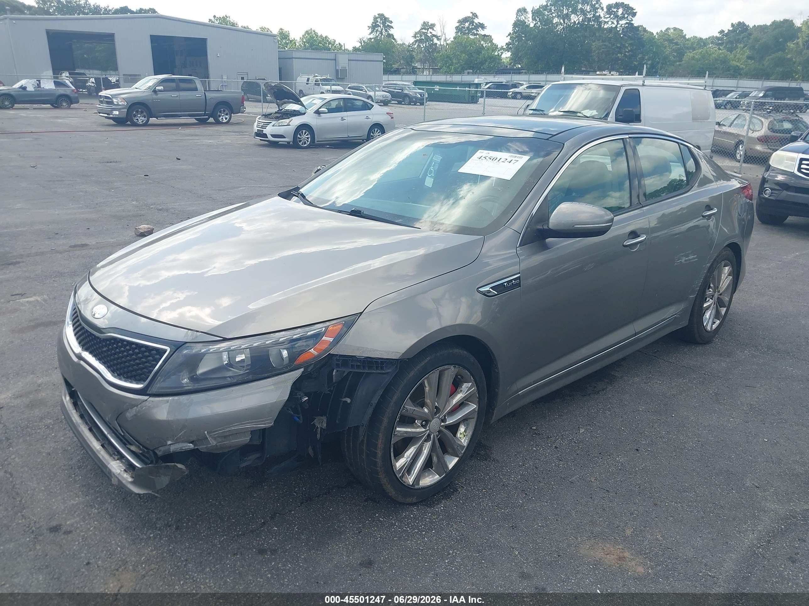 2015 Kia Optima Sxl Turbo Beige vin: 5XXGR4A67FG376183