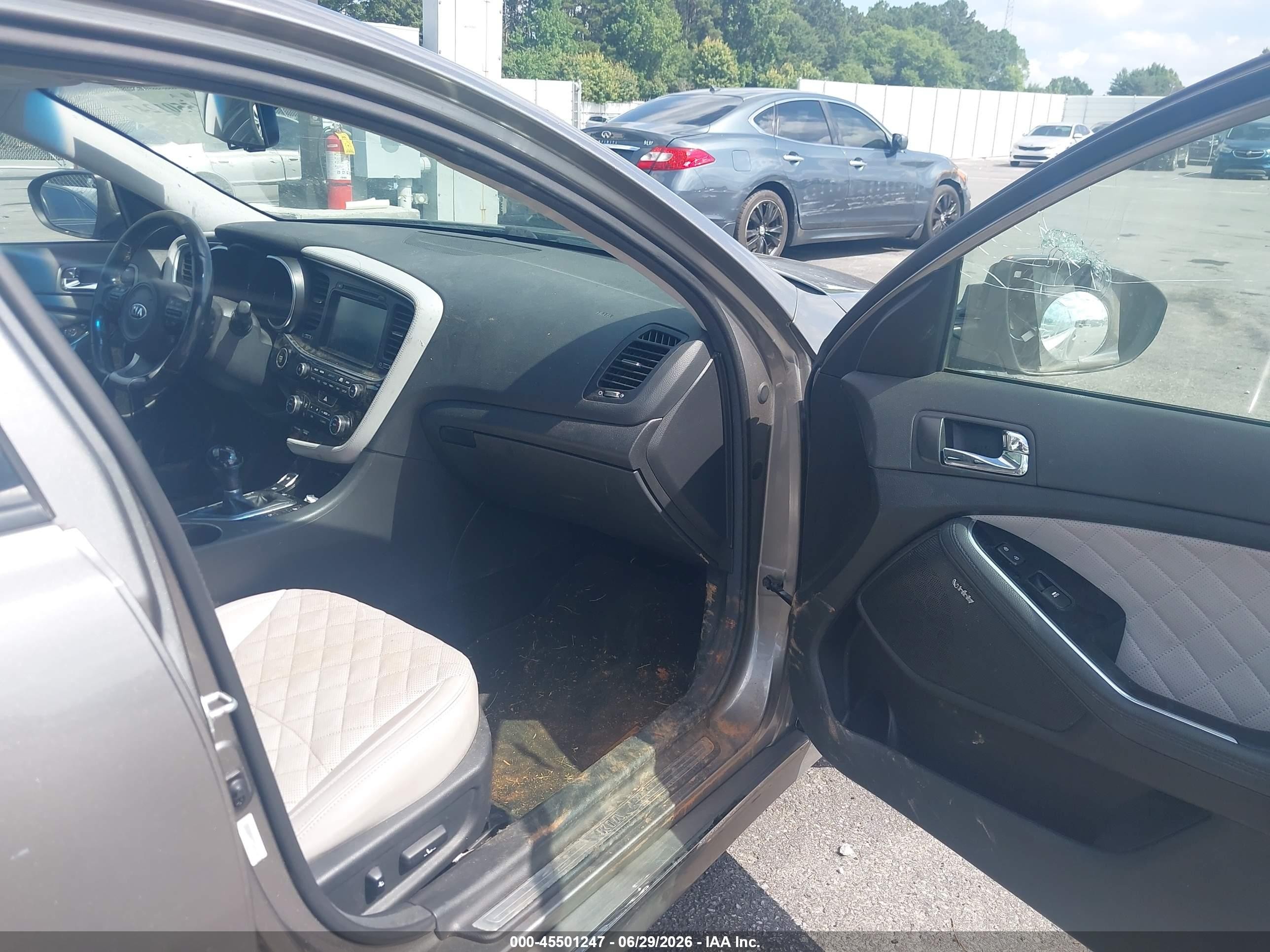 2015 Kia Optima Sxl Turbo Beige vin: 5XXGR4A67FG376183