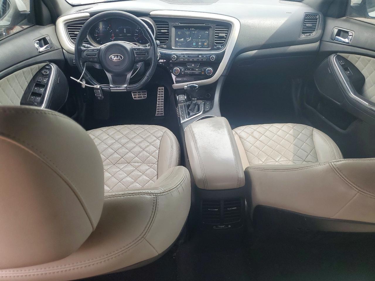 2015 Kia Optima Sx Белый vin: 5XXGR4A67FG412003