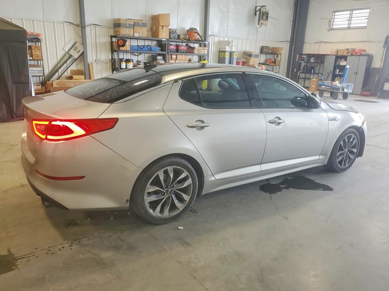 2015 Kia Optima Sx Silver vin: 5XXGR4A67FG476204