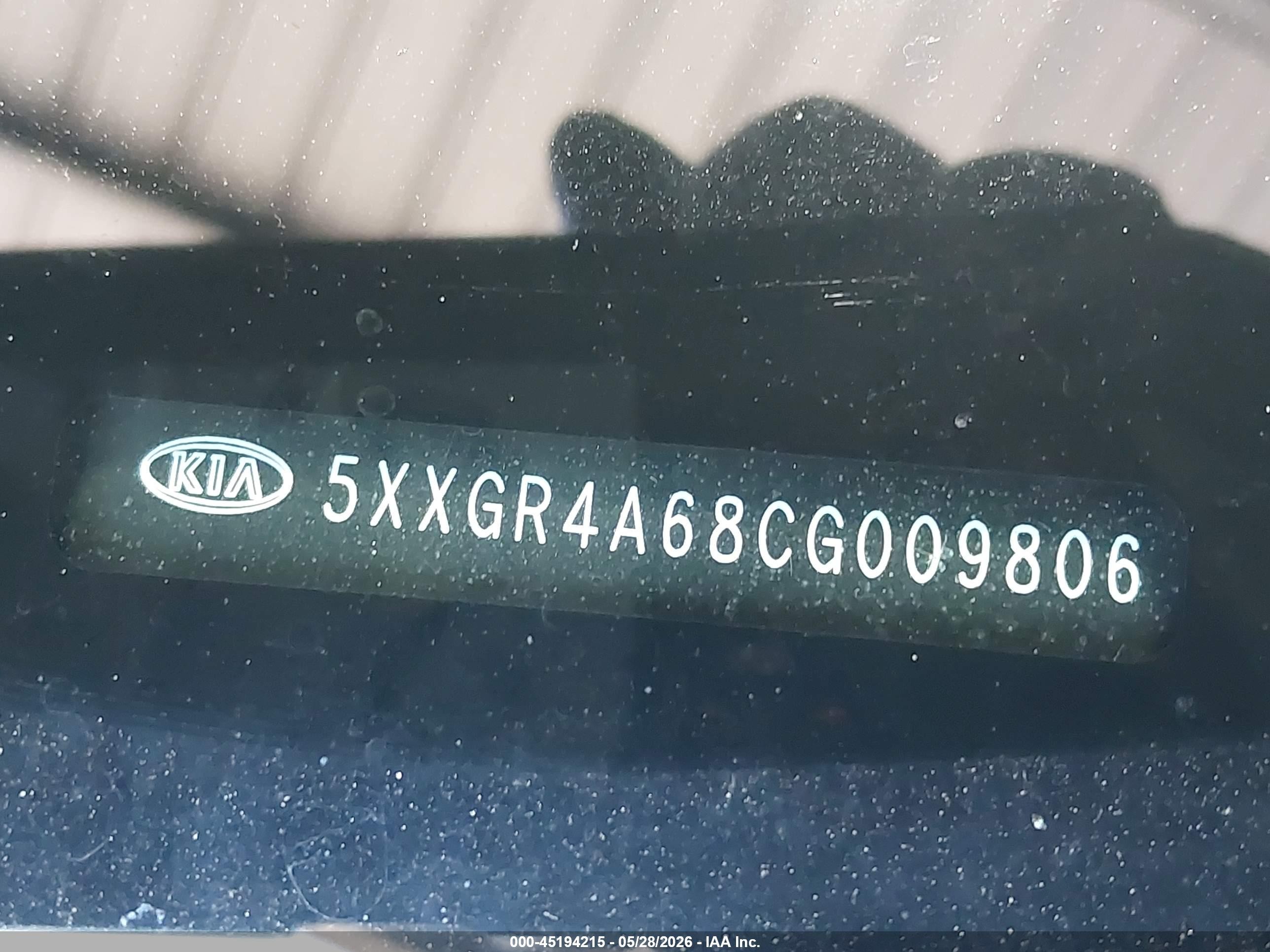 2012 Kia Optima Sx Blue vin: 5XXGR4A68CG009806