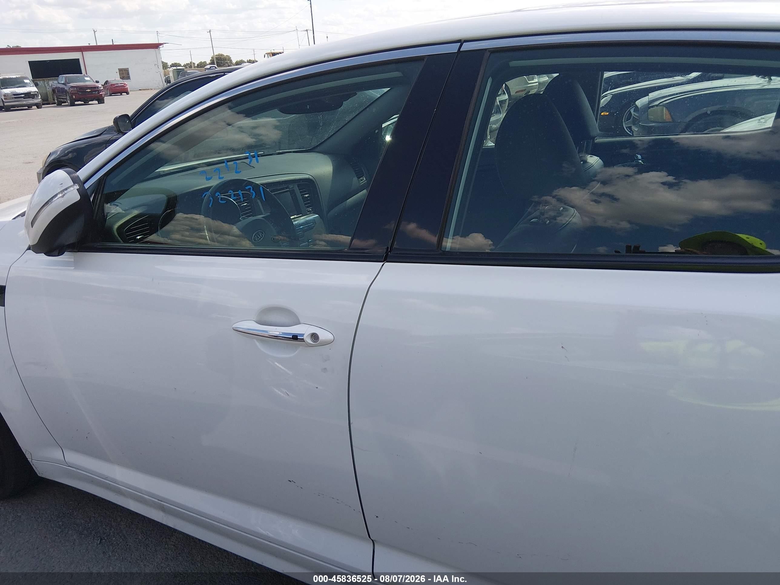 2012 Kia Optima Sx White vin: 5XXGR4A68CG013600