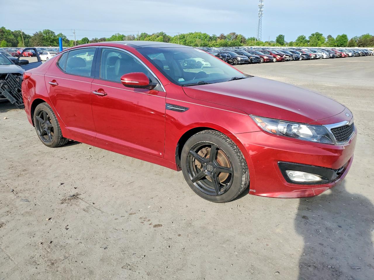 2012 Kia Optima Sx Burgundy vin: 5XXGR4A68CG082397