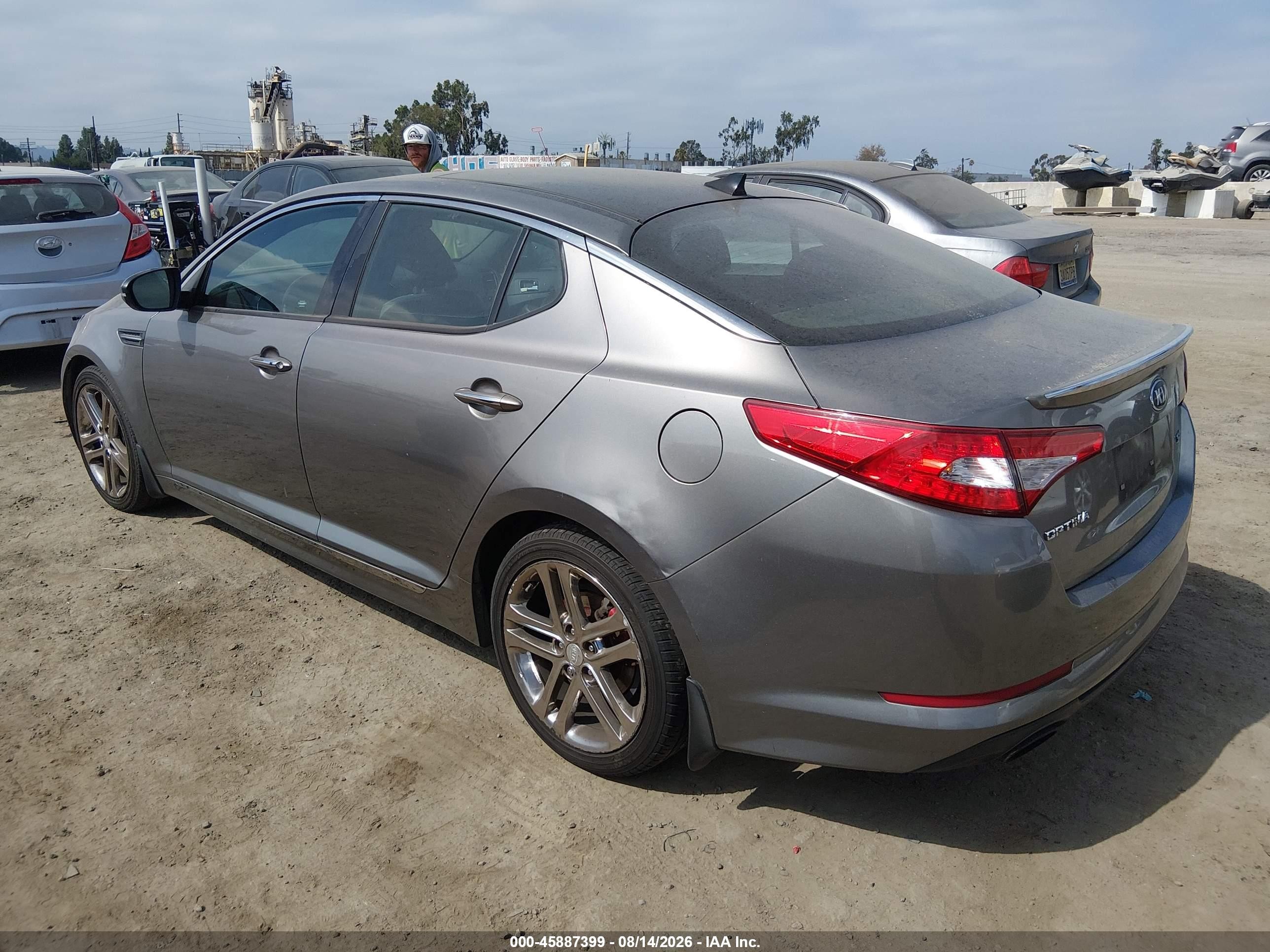 2013 Kia Optima Sx Gray vin: 5XXGR4A68DG166267