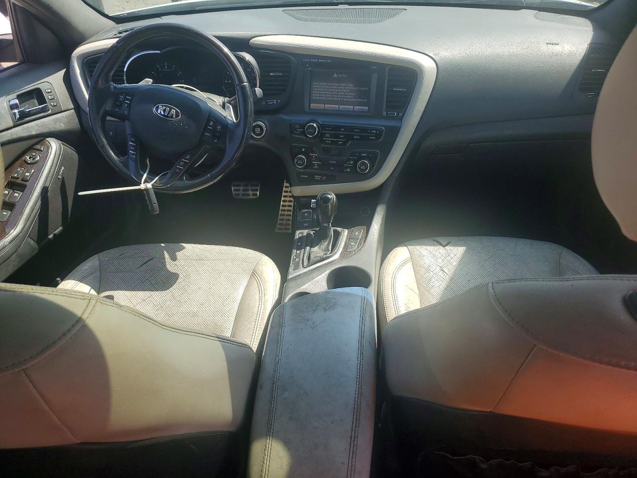 2013 Kia Optima Sx White vin: 5XXGR4A68DG172540