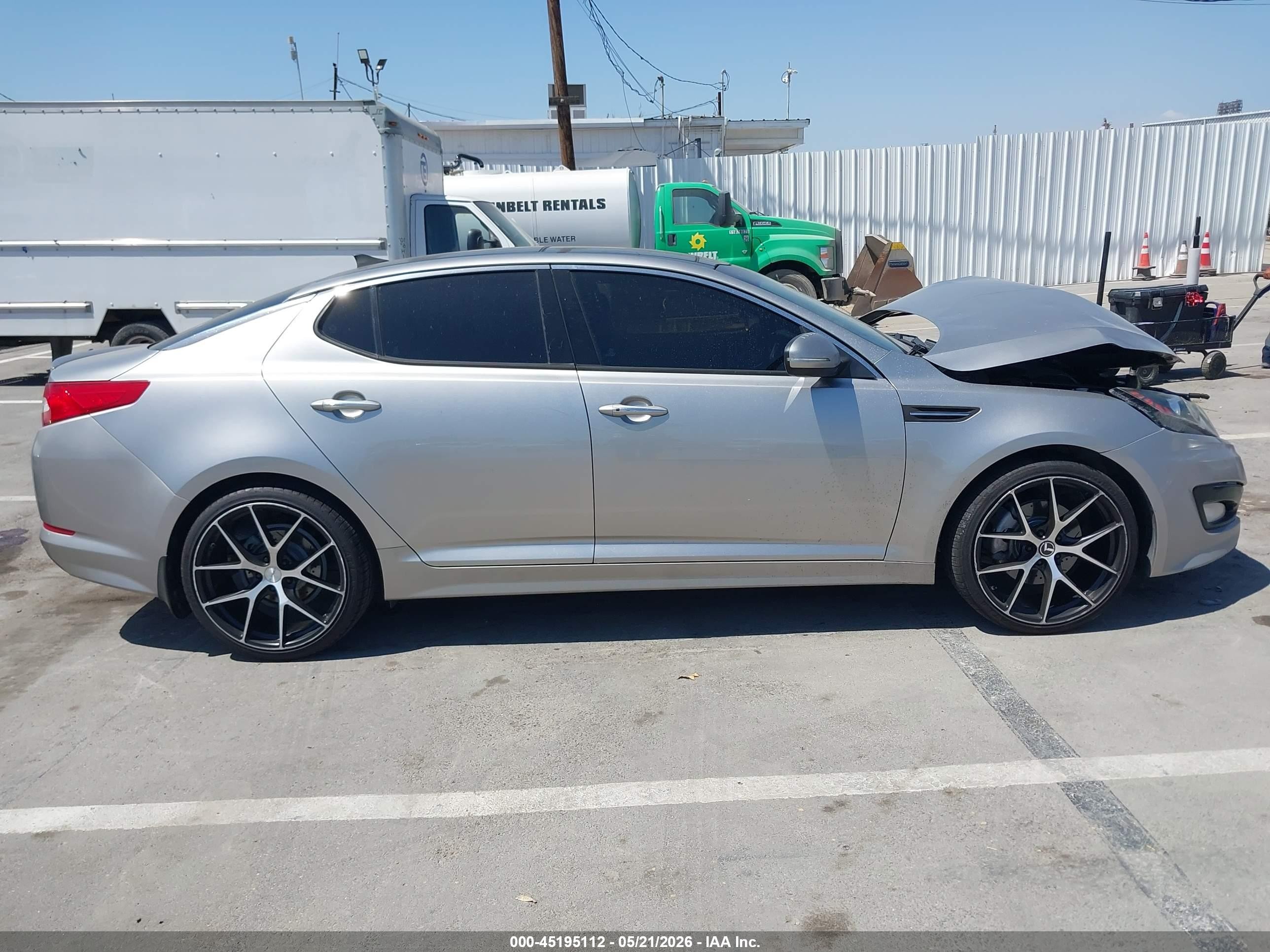 2013 Kia Optima Sx Серый vin: 5XXGR4A68DG181156