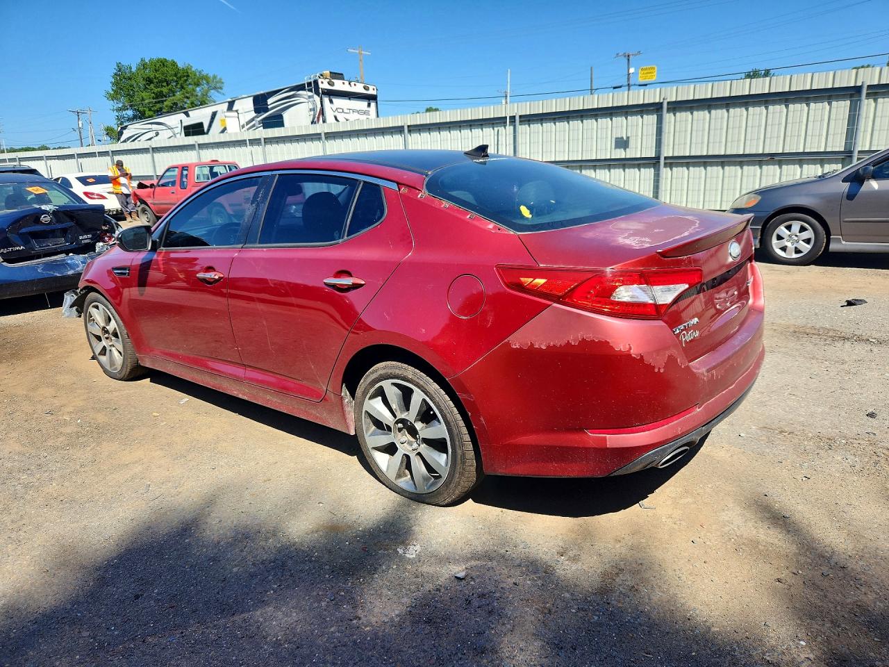 2013 Kia Optima Sx Maroon vin: 5XXGR4A68DG183733