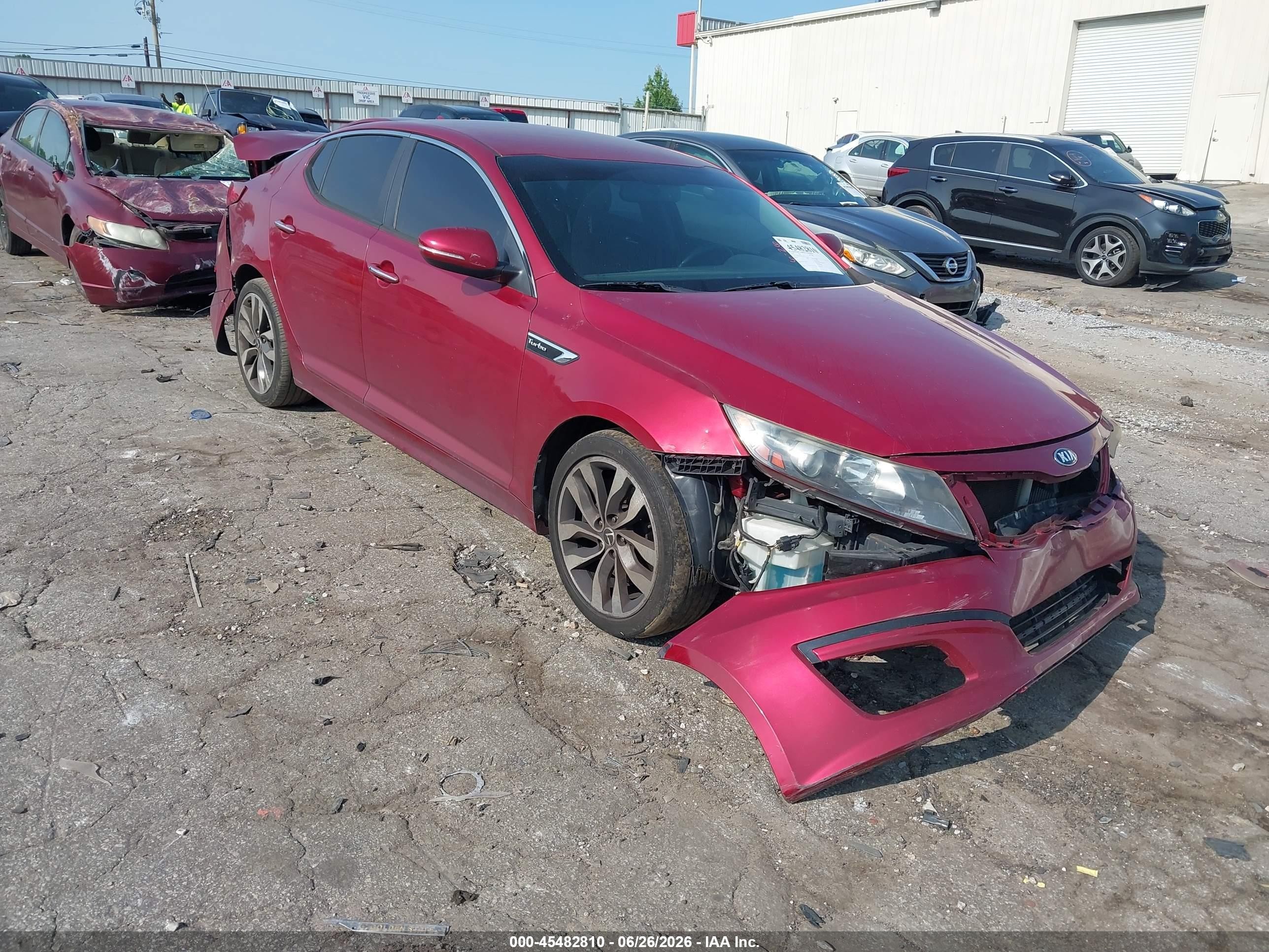 2014 Kia Optima Sx Turbo Red vin: 5XXGR4A68EG291819