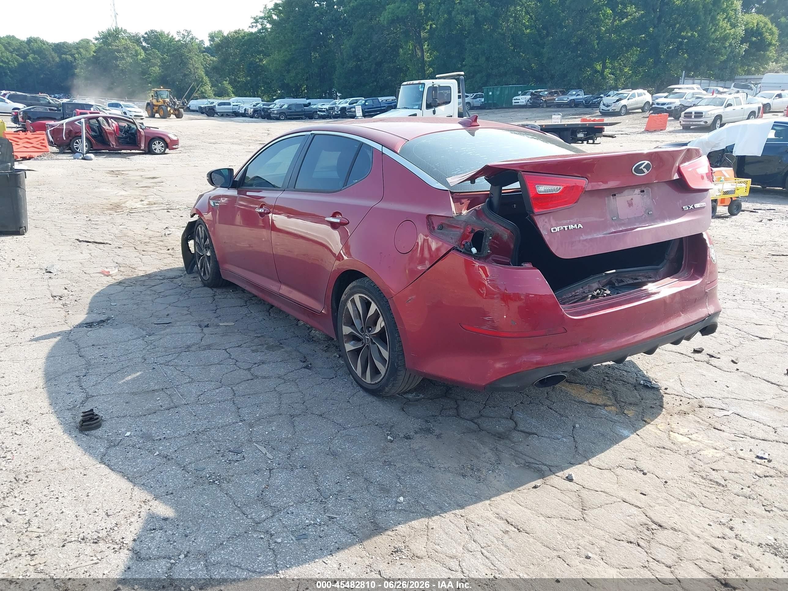 2014 Kia Optima Sx Turbo Красный vin: 5XXGR4A68EG291819