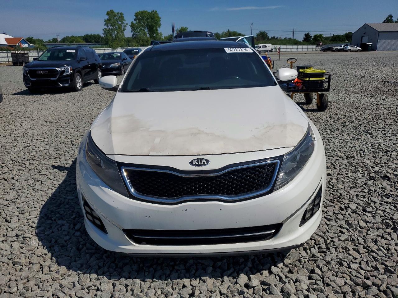 2015 Kia Optima Sx Белый vin: 5XXGR4A68FG411765