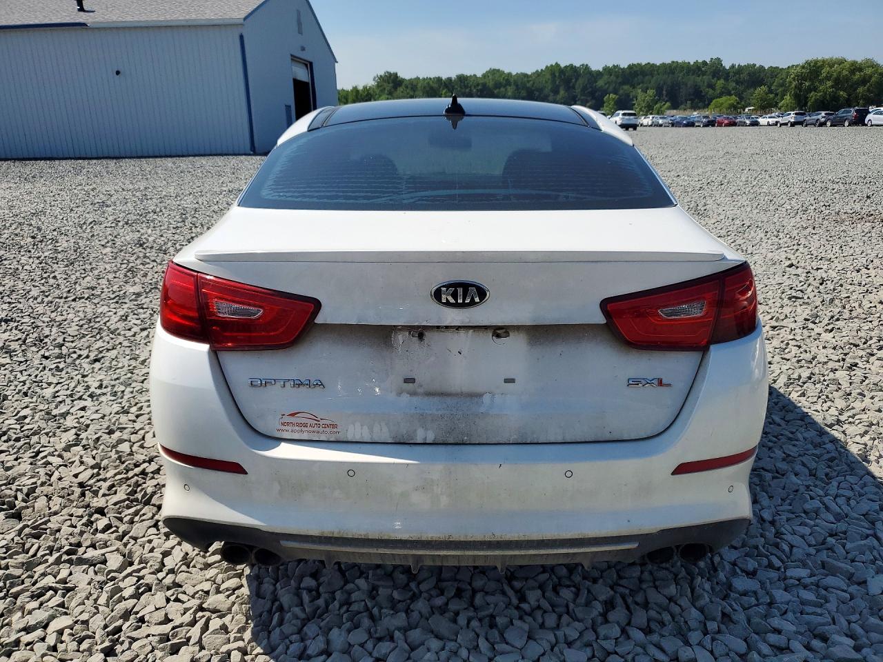 2015 Kia Optima Sx Белый vin: 5XXGR4A68FG411765