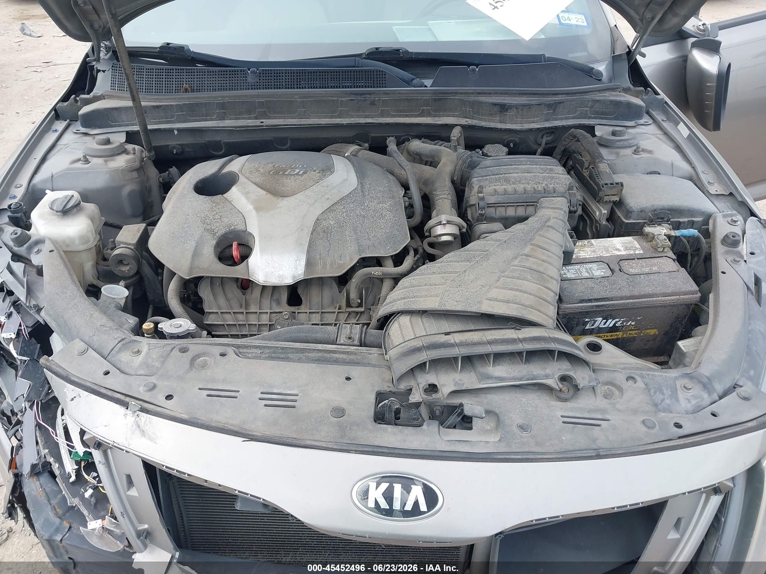 2015 Kia Optima Sxl Turbo Brown vin: 5XXGR4A68FG507752