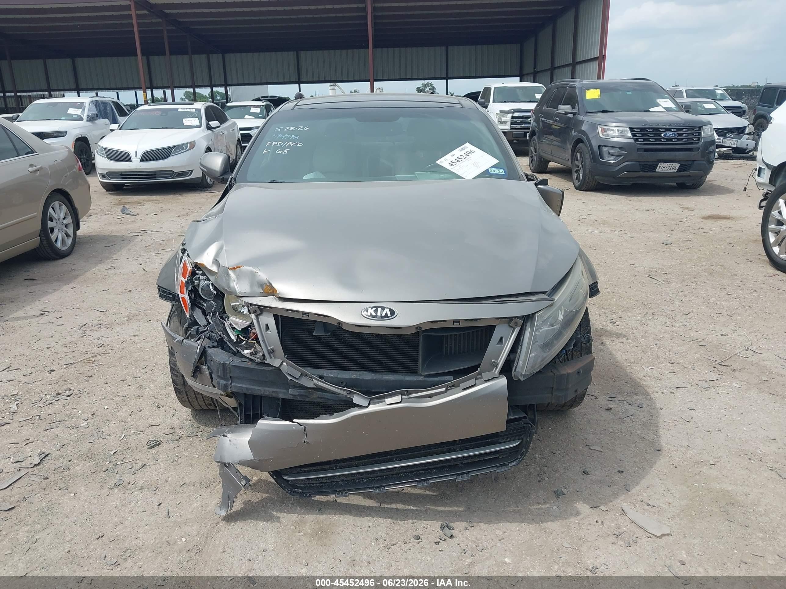 2015 Kia Optima Sxl Turbo Brown vin: 5XXGR4A68FG507752