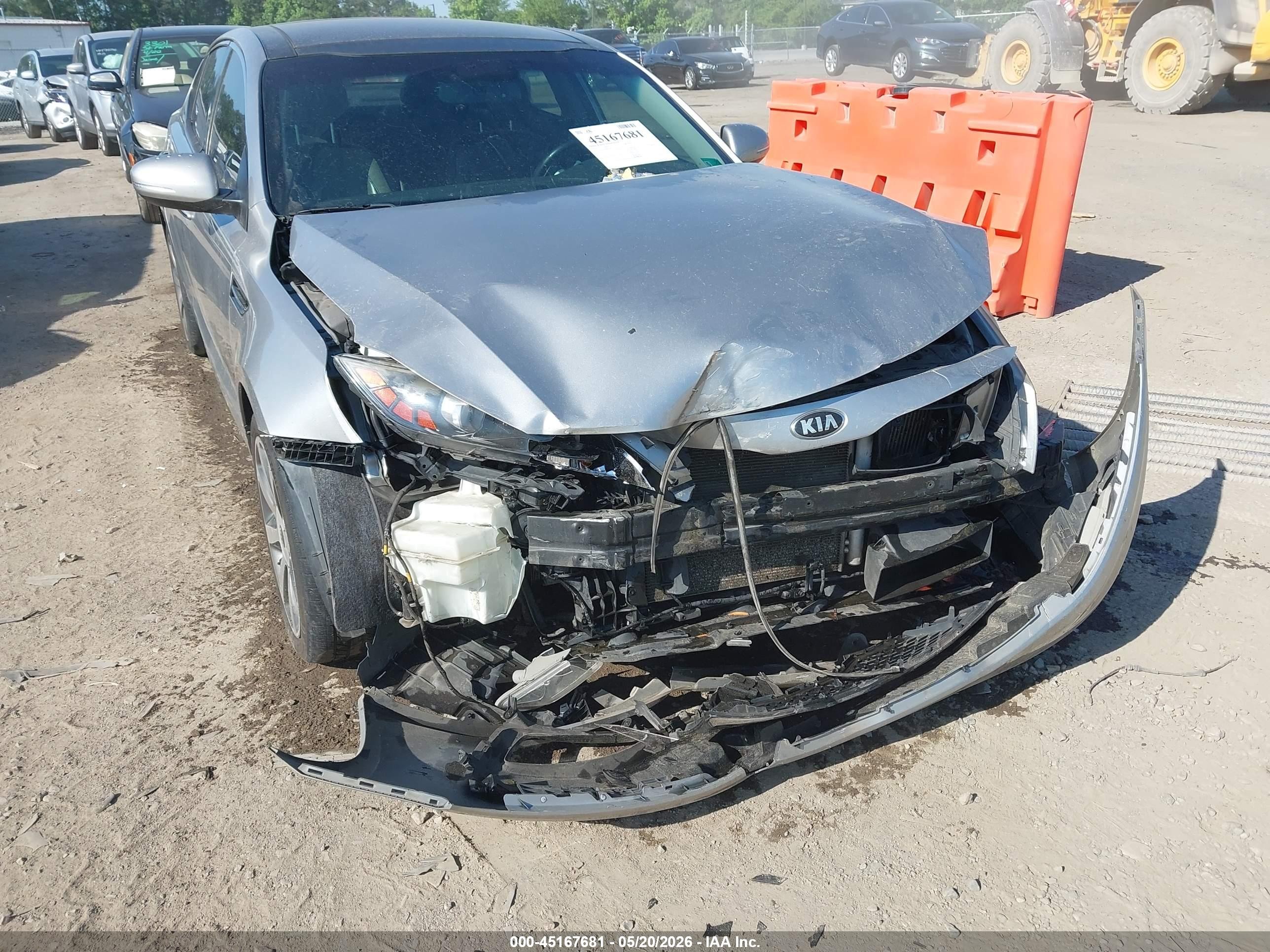 2013 Kia Optima Sx Silver vin: 5XXGR4A69DG142012