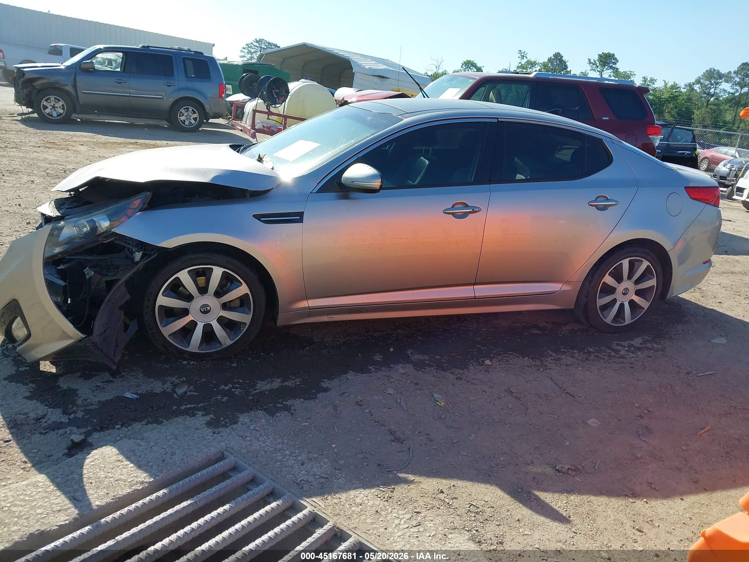 2013 Kia Optima Sx Silver vin: 5XXGR4A69DG142012