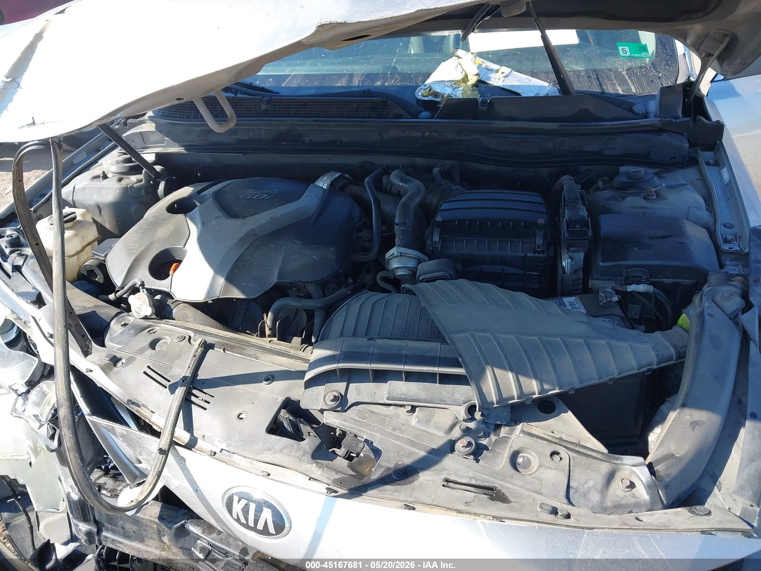 2013 Kia Optima Sx Silver vin: 5XXGR4A69DG142012
