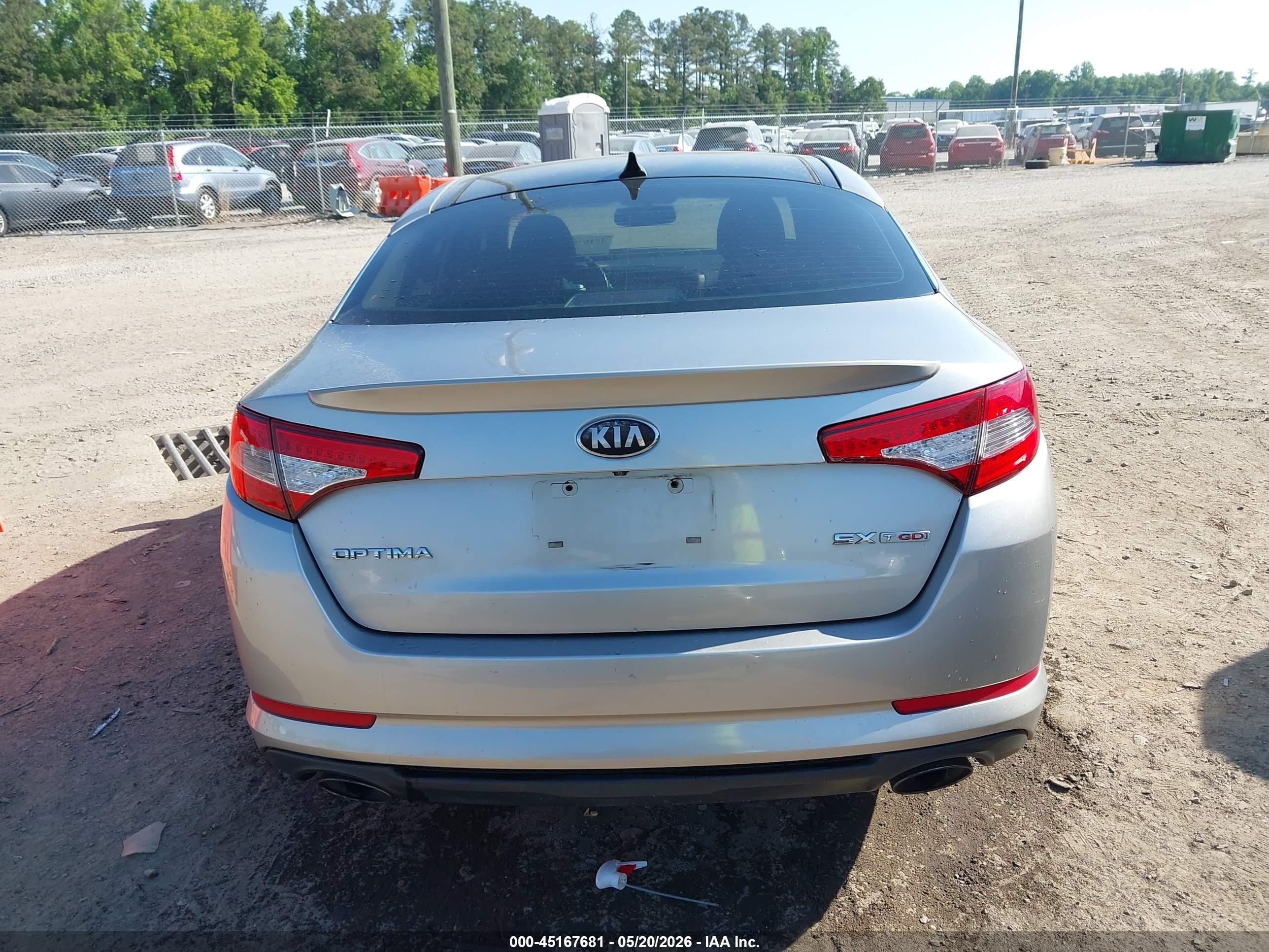 2013 Kia Optima Sx Silver vin: 5XXGR4A69DG142012