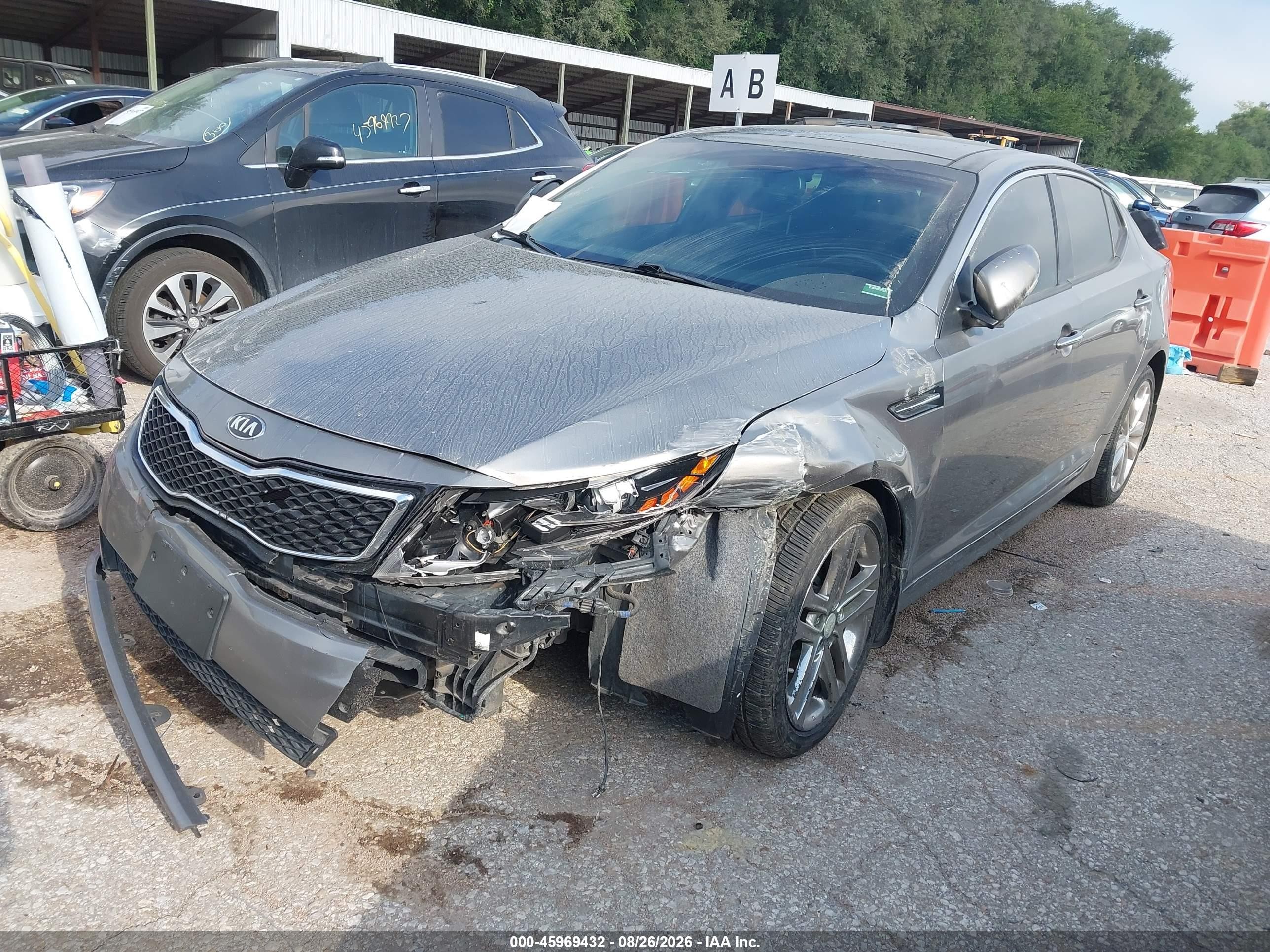 2013 Kia Optima Sx Gray vin: 5XXGR4A69DG169324