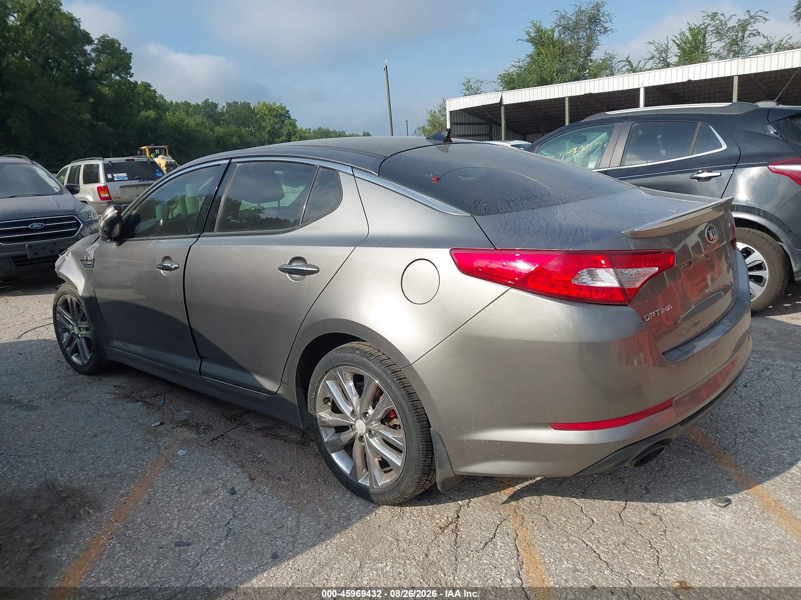 2013 Kia Optima Sx Gray vin: 5XXGR4A69DG169324