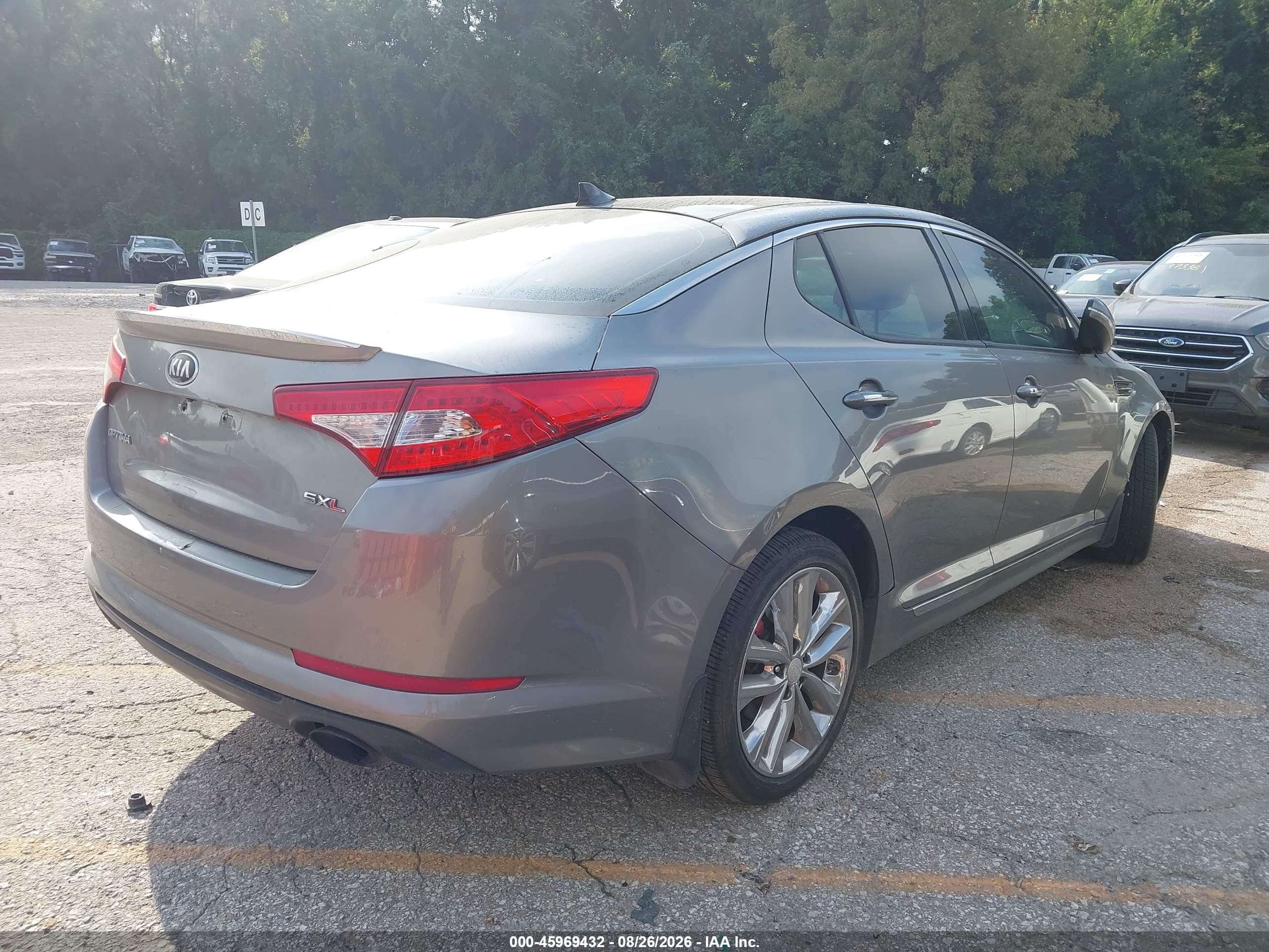 2013 Kia Optima Sx Gray vin: 5XXGR4A69DG169324