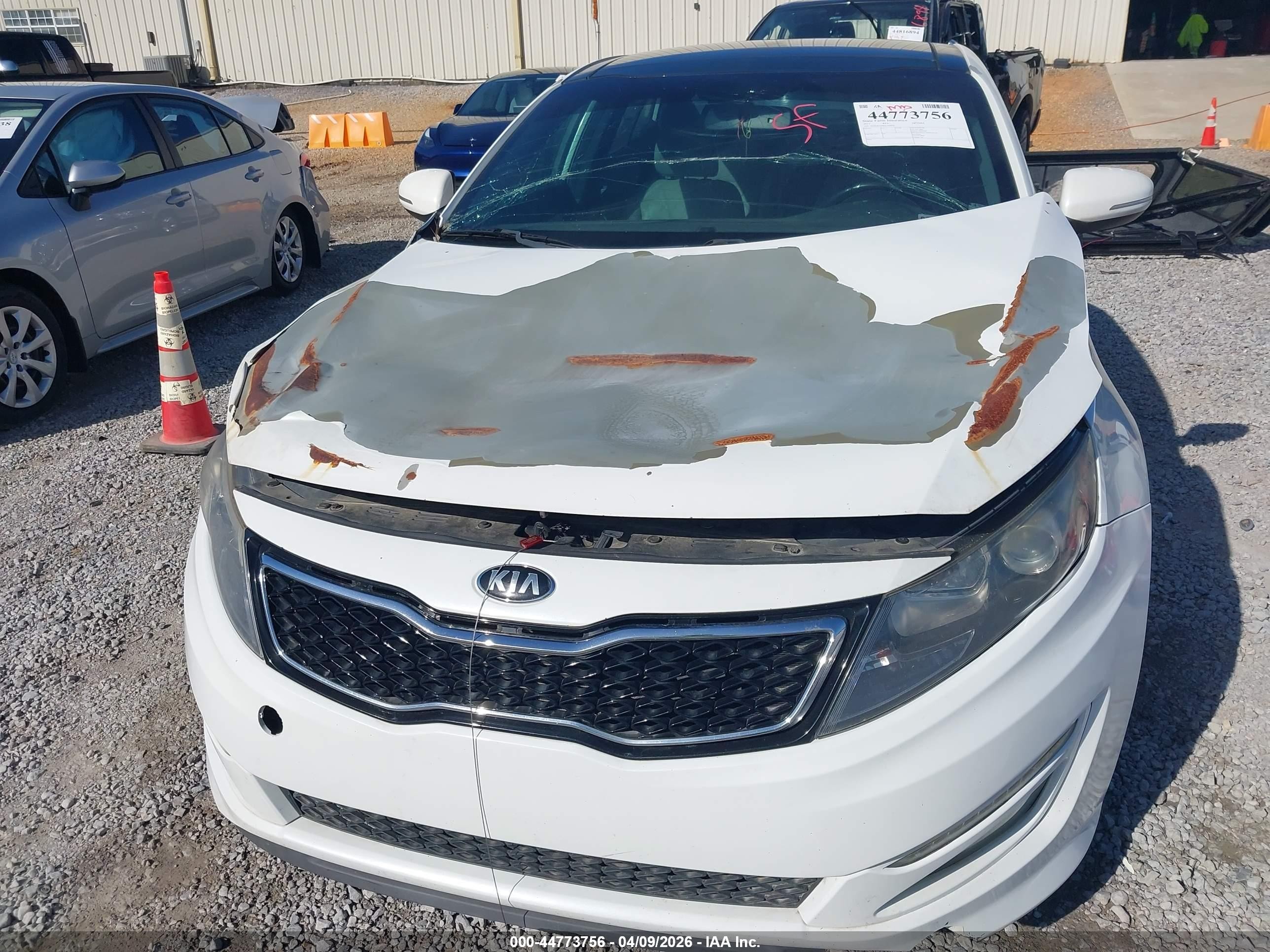 2013 Kia Optima Sx White vin: 5XXGR4A69DG206694
