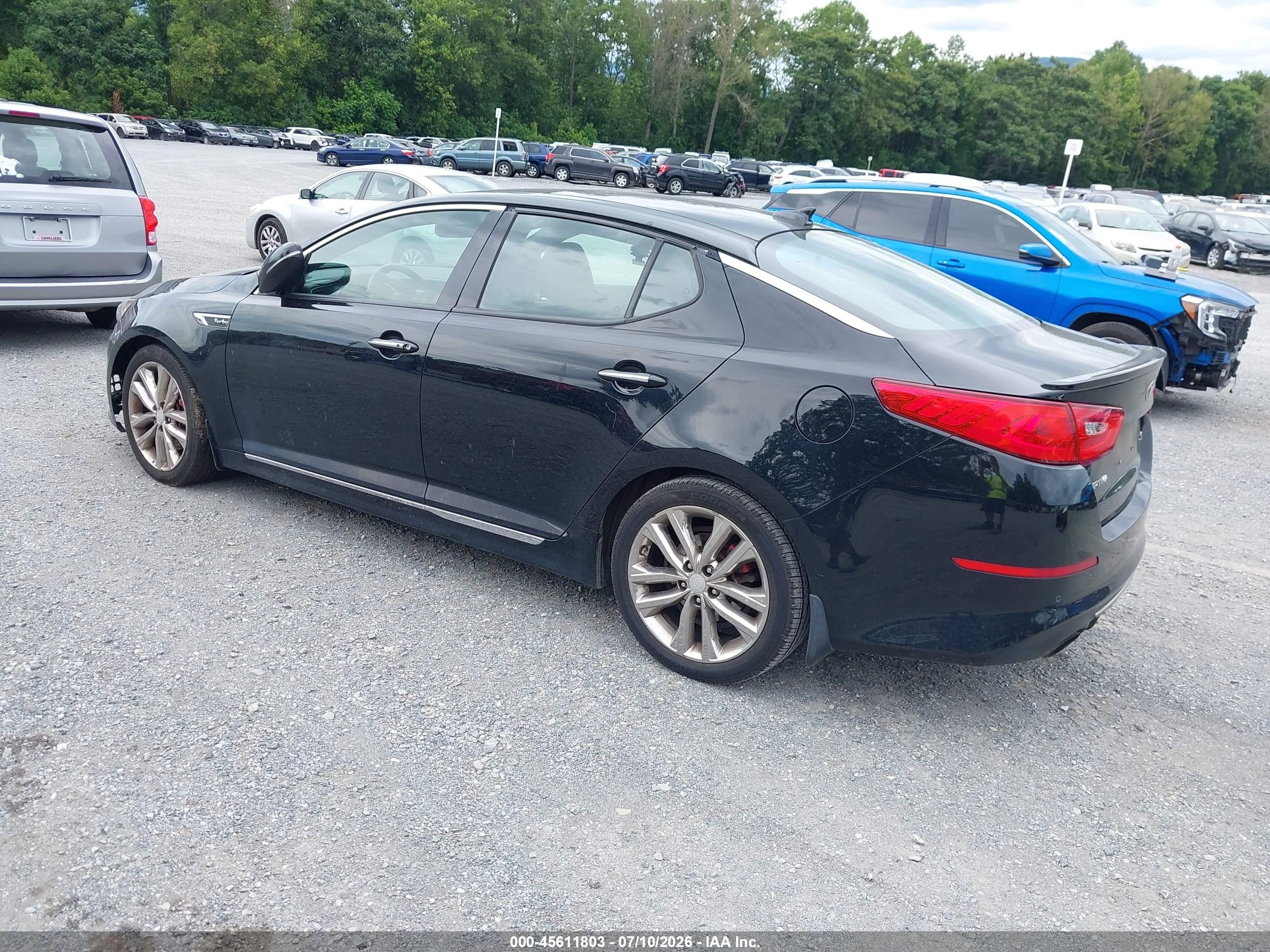 2015 Kia Optima Sxl Turbo Черный vin: 5XXGR4A69FG449697