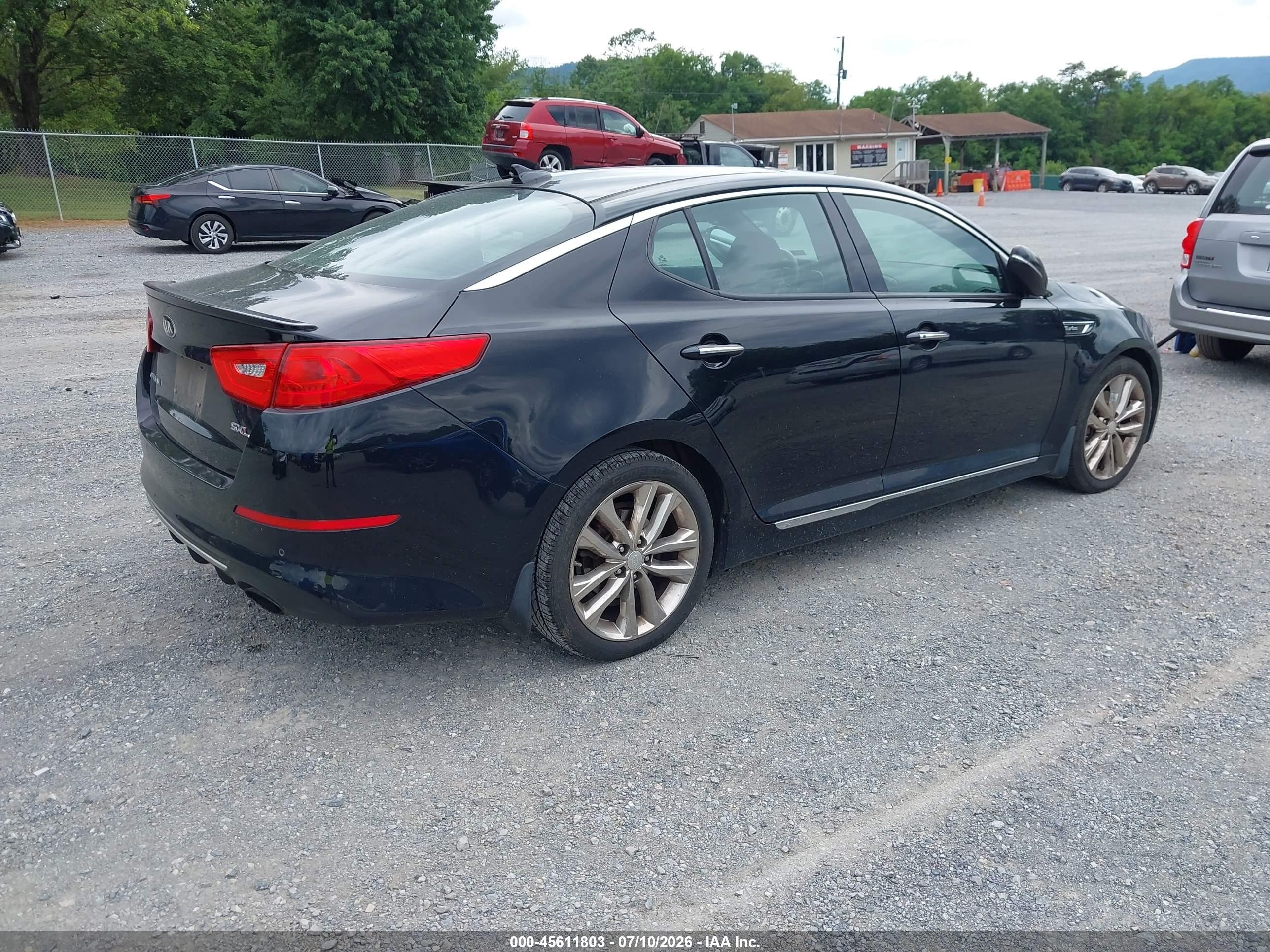 2015 Kia Optima Sxl Turbo Черный vin: 5XXGR4A69FG449697