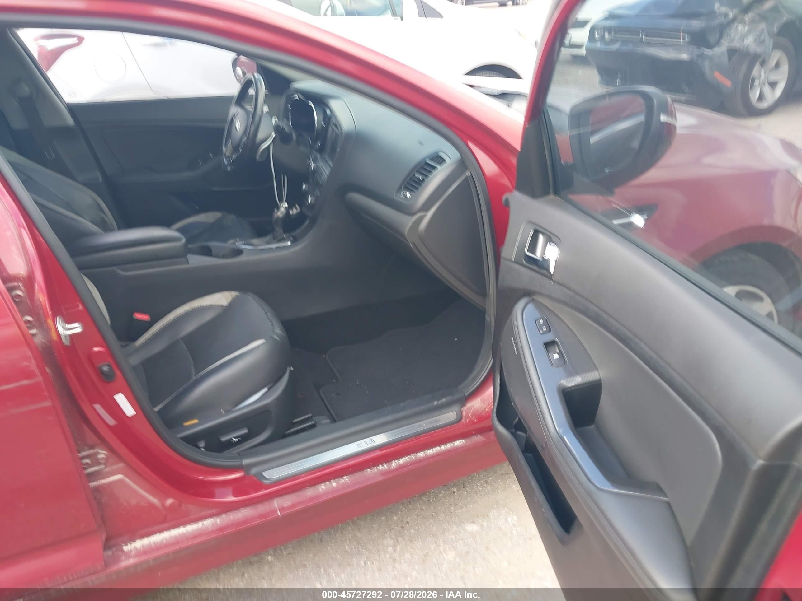 2013 Kia Optima Sx Красный vin: 5XXGR4A6XDG220801
