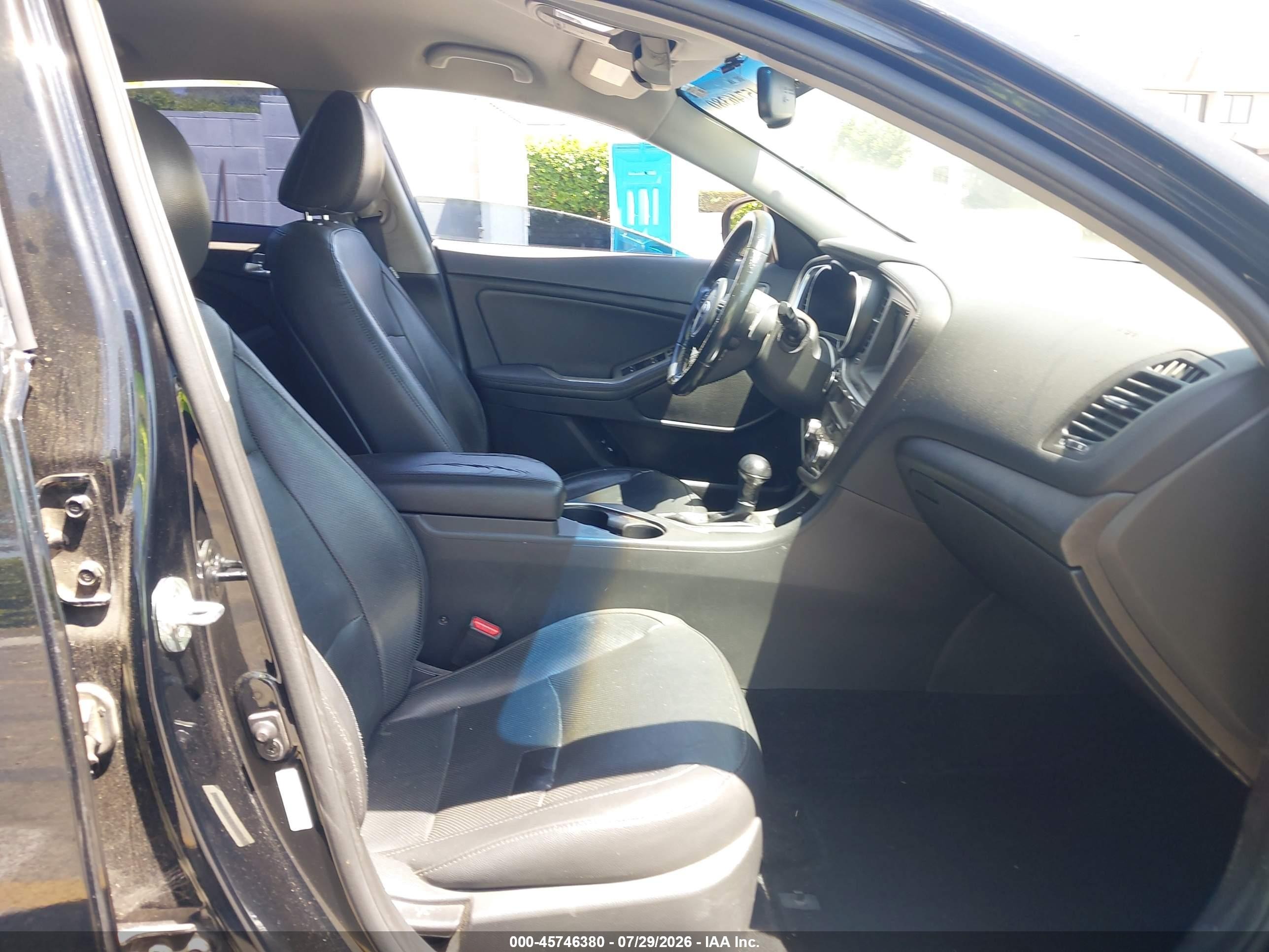 2015 Kia Optima Sx Черный vin: 5XXGR4A72FG442115