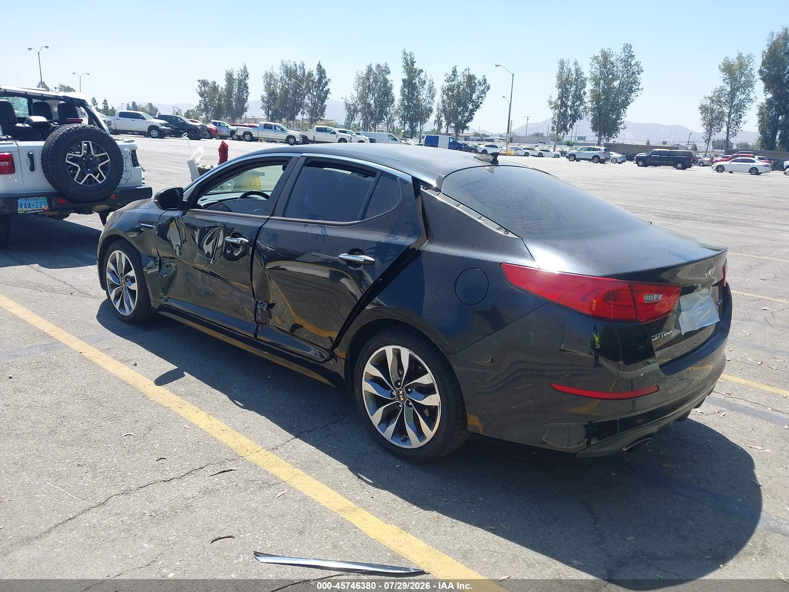 2015 Kia Optima Sx Черный vin: 5XXGR4A72FG442115