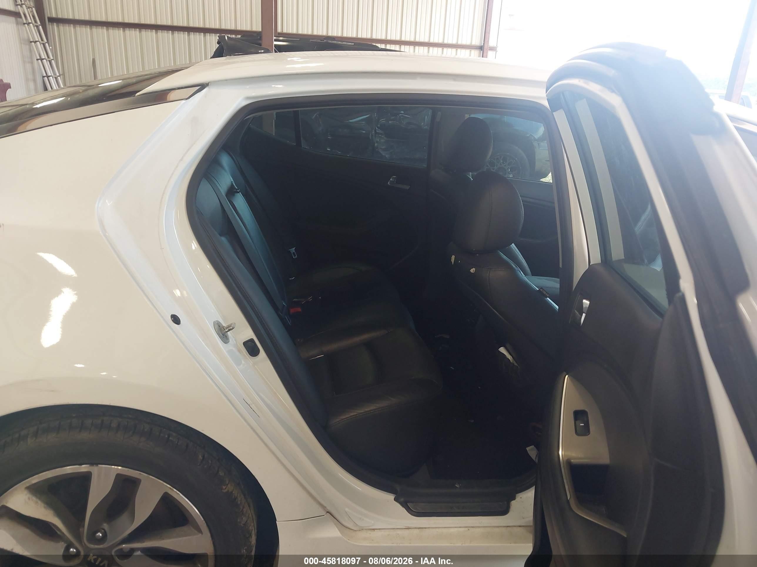 2015 Kia Optima Sx White vin: 5XXGR4A74FG360581