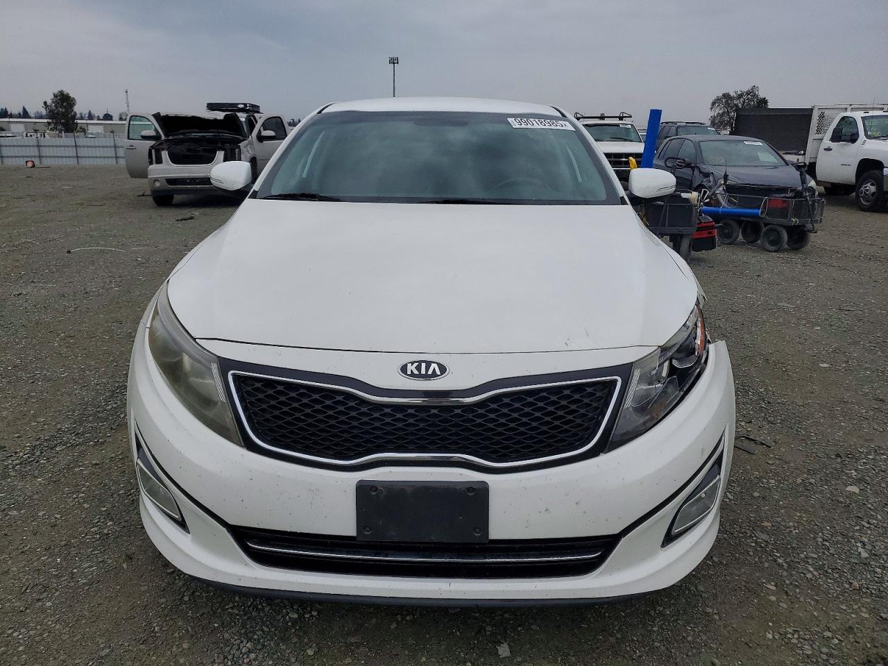 2015 Kia Optima Sx White vin: 5XXGR4A74FG462964