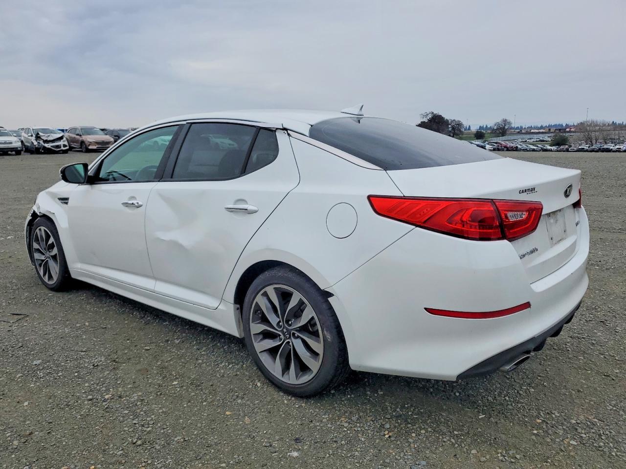 2015 Kia Optima Sx White vin: 5XXGR4A74FG462964