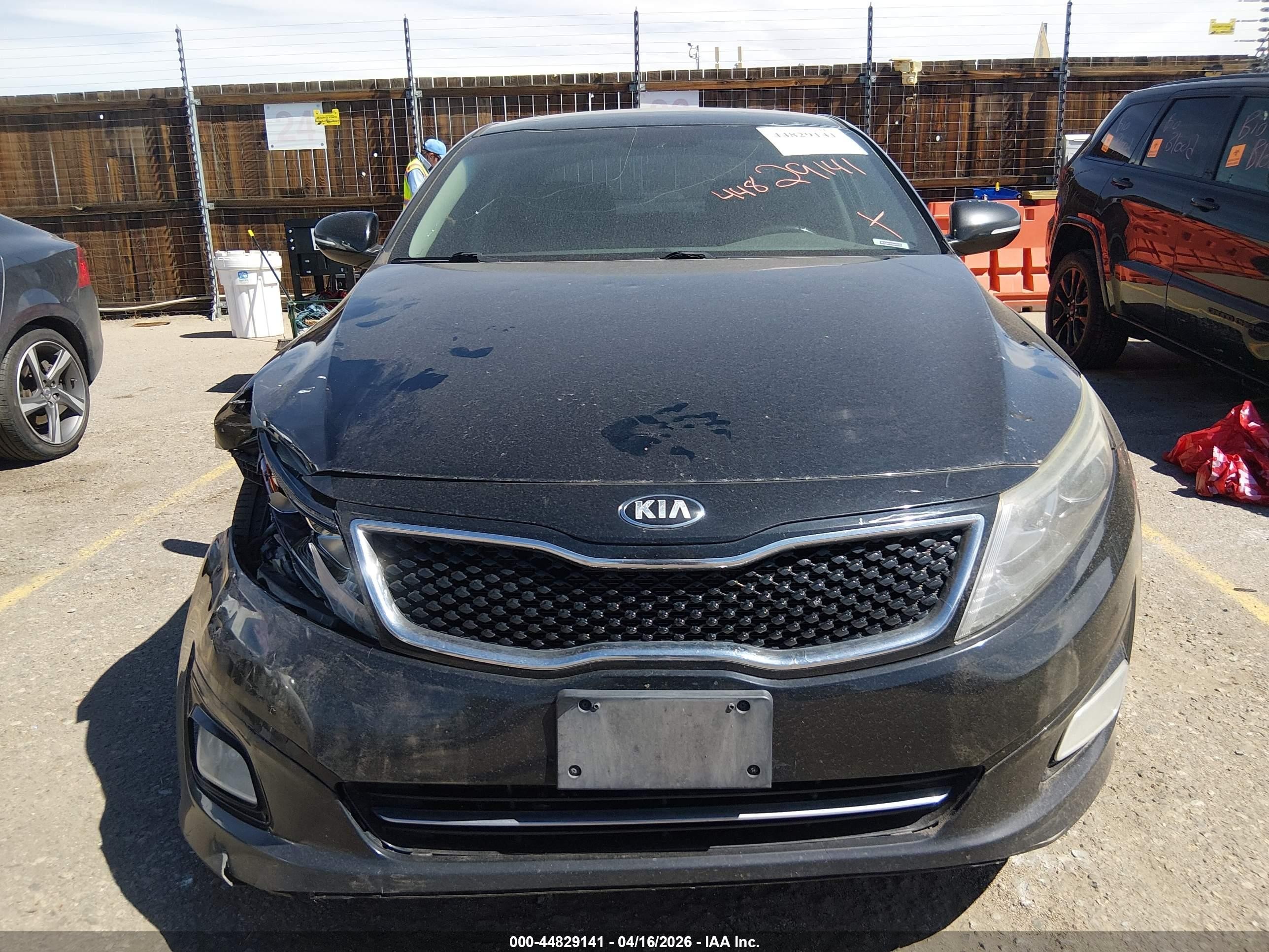 2015 Kia Optima Sx Черный vin: 5XXGR4A75FG513002
