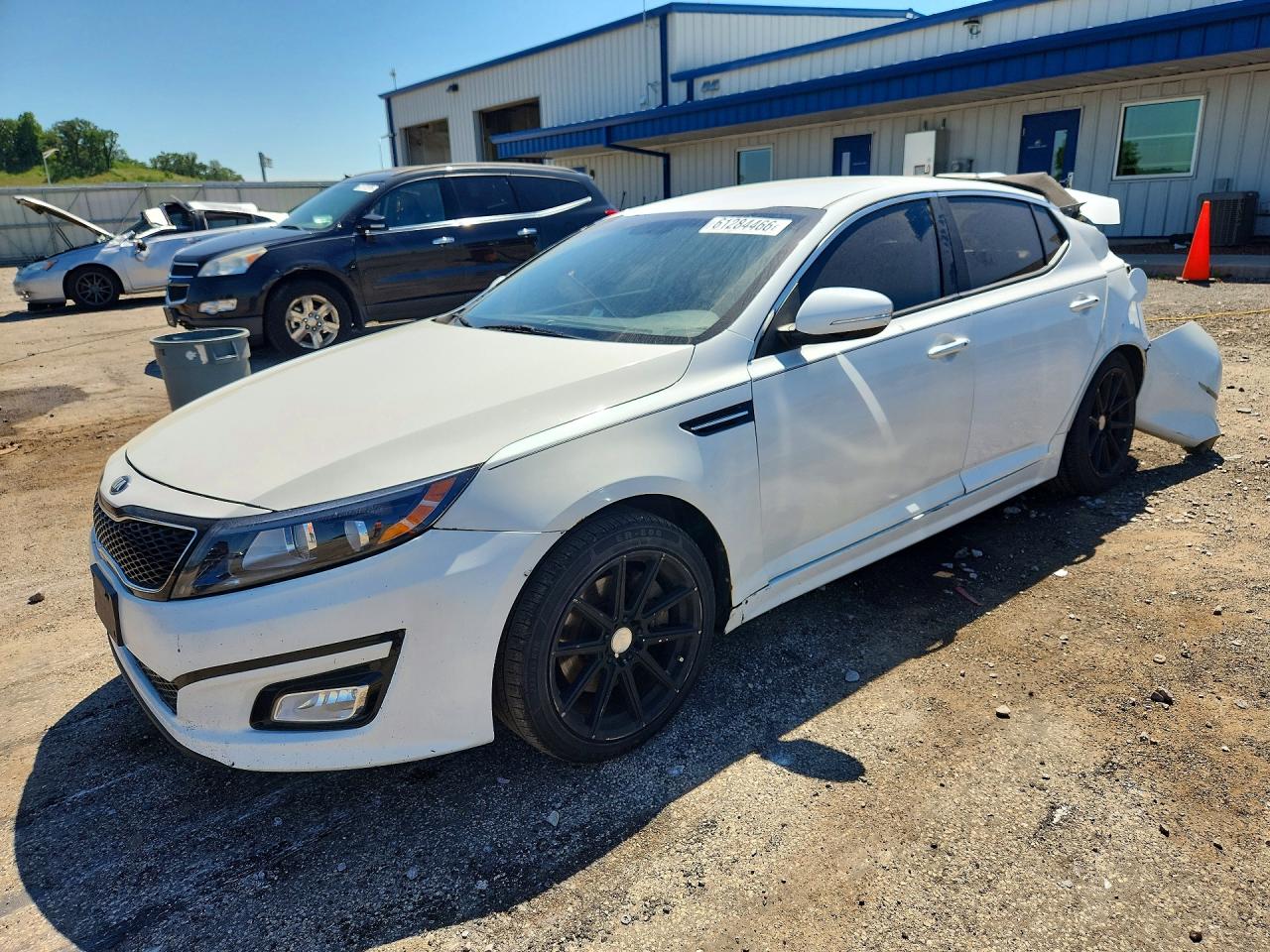 2015 Kia Optima Sx White vin: 5XXGR4A77FG367279