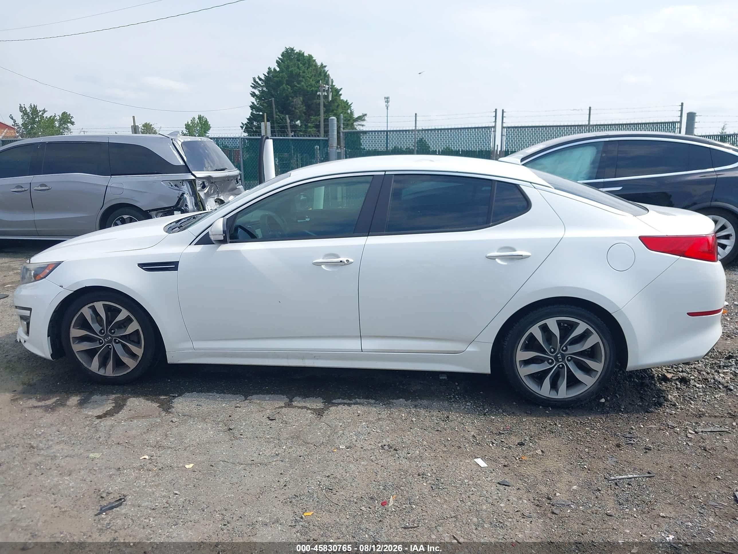 2015 Kia Optima Sx White vin: 5XXGR4A77FG445446