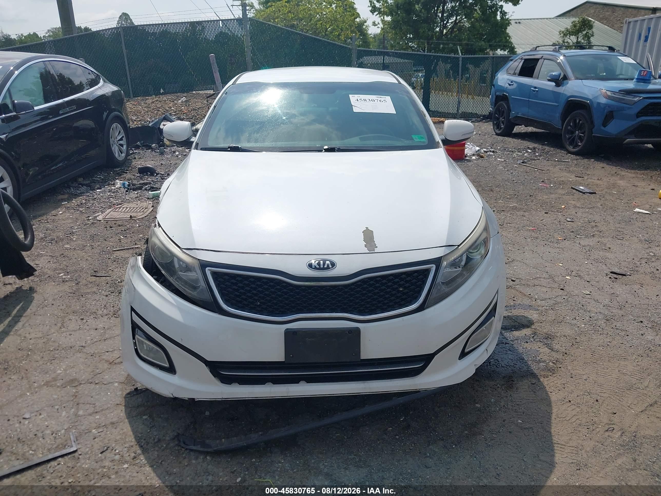 2015 Kia Optima Sx White vin: 5XXGR4A77FG445446