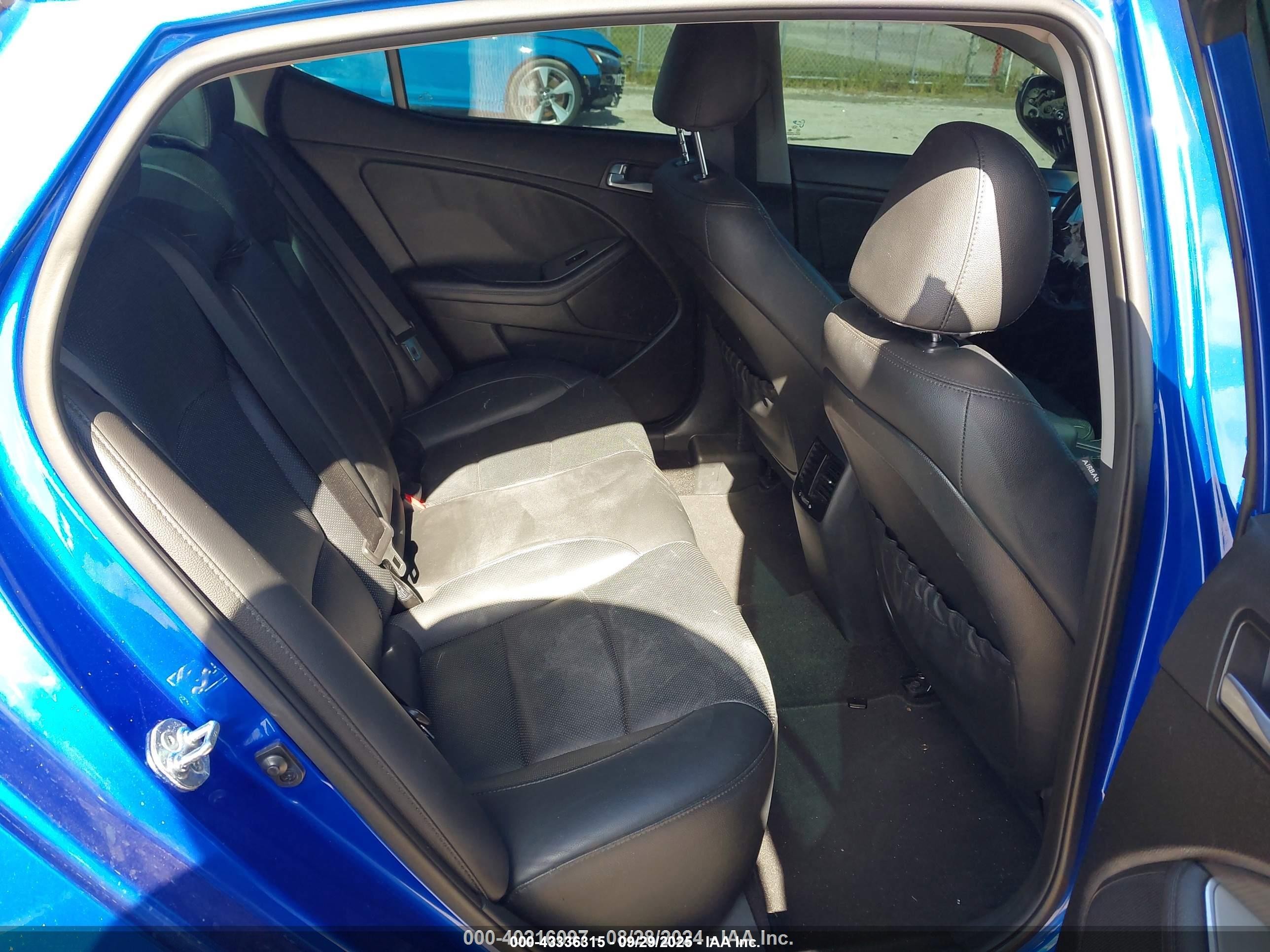 2015 Kia Optima Sx Blue vin: 5XXGR4A77FG474560