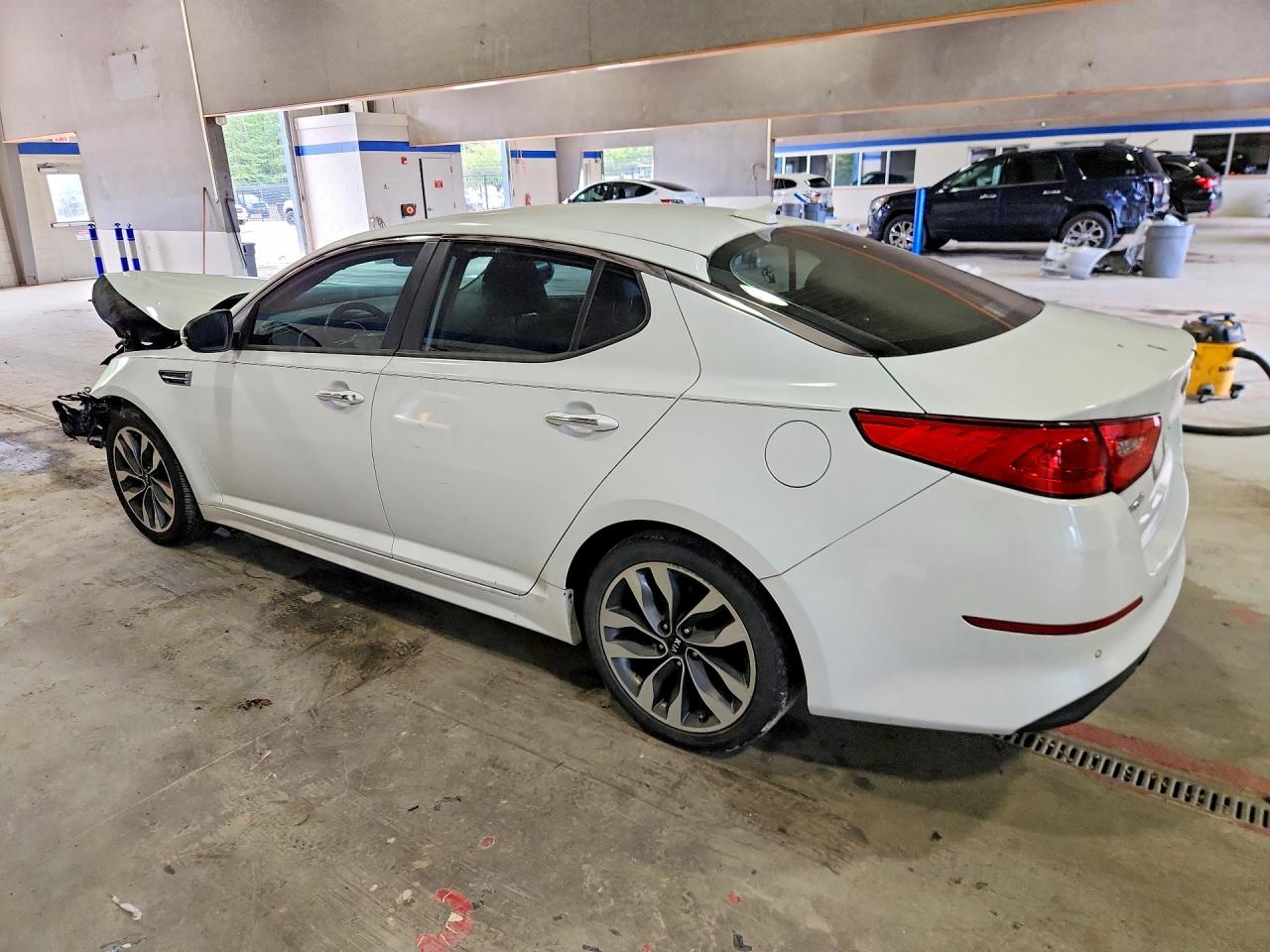 2015 Kia Optima Sx White vin: 5XXGR4A78FG487463
