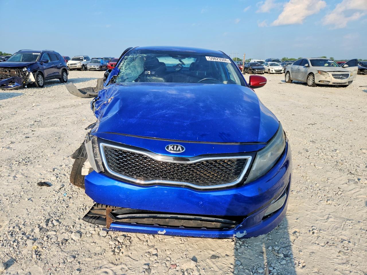 2014 Kia Optima Sx Blue vin: 5XXGR4A79EG270602