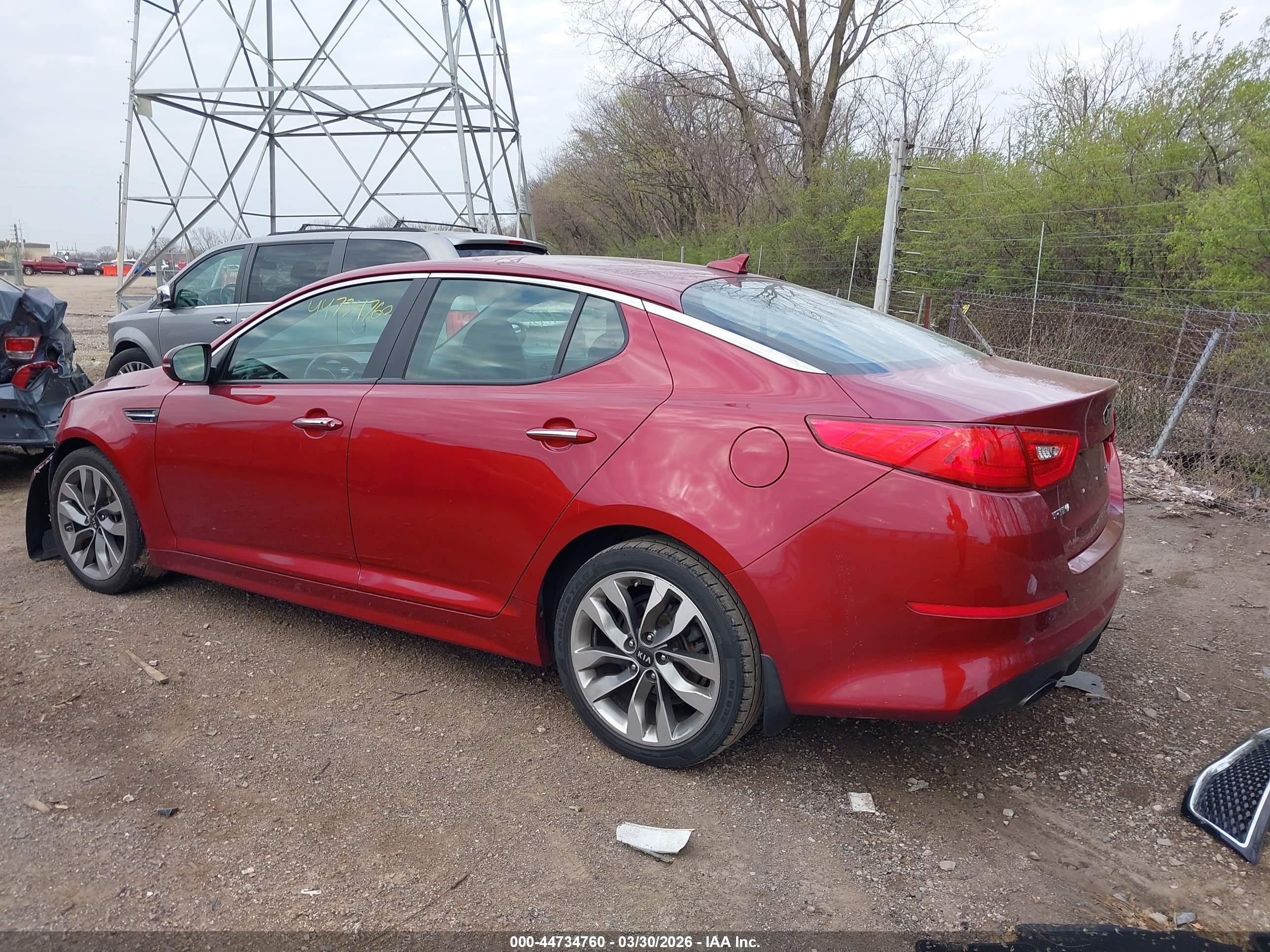 2014 Kia Optima Sx Red vin: 5XXGR4A7XEG269894