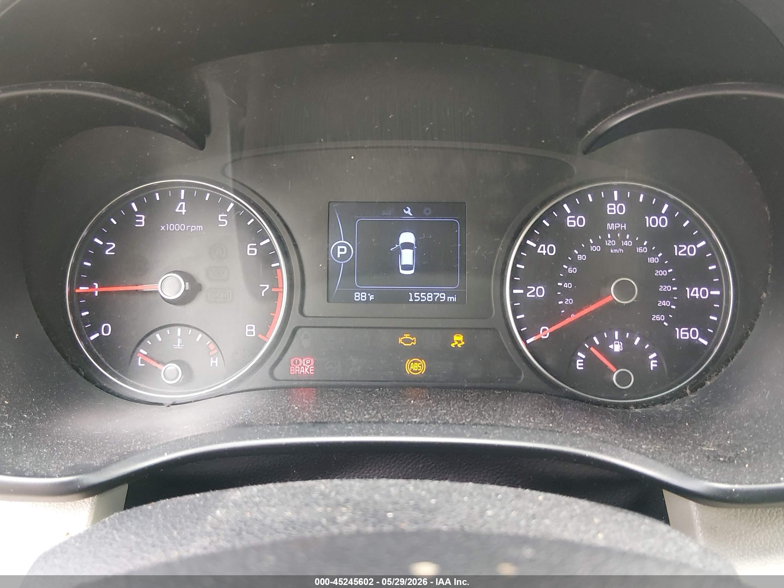 2016 Kia Optima Lx Серебряный vin: 5XXGT4L30GG021202