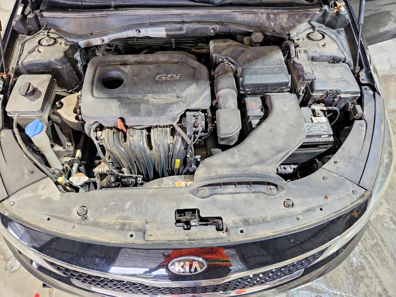 2016 Kia Optima Lx Черный vin: 5XXGT4L30GG097440