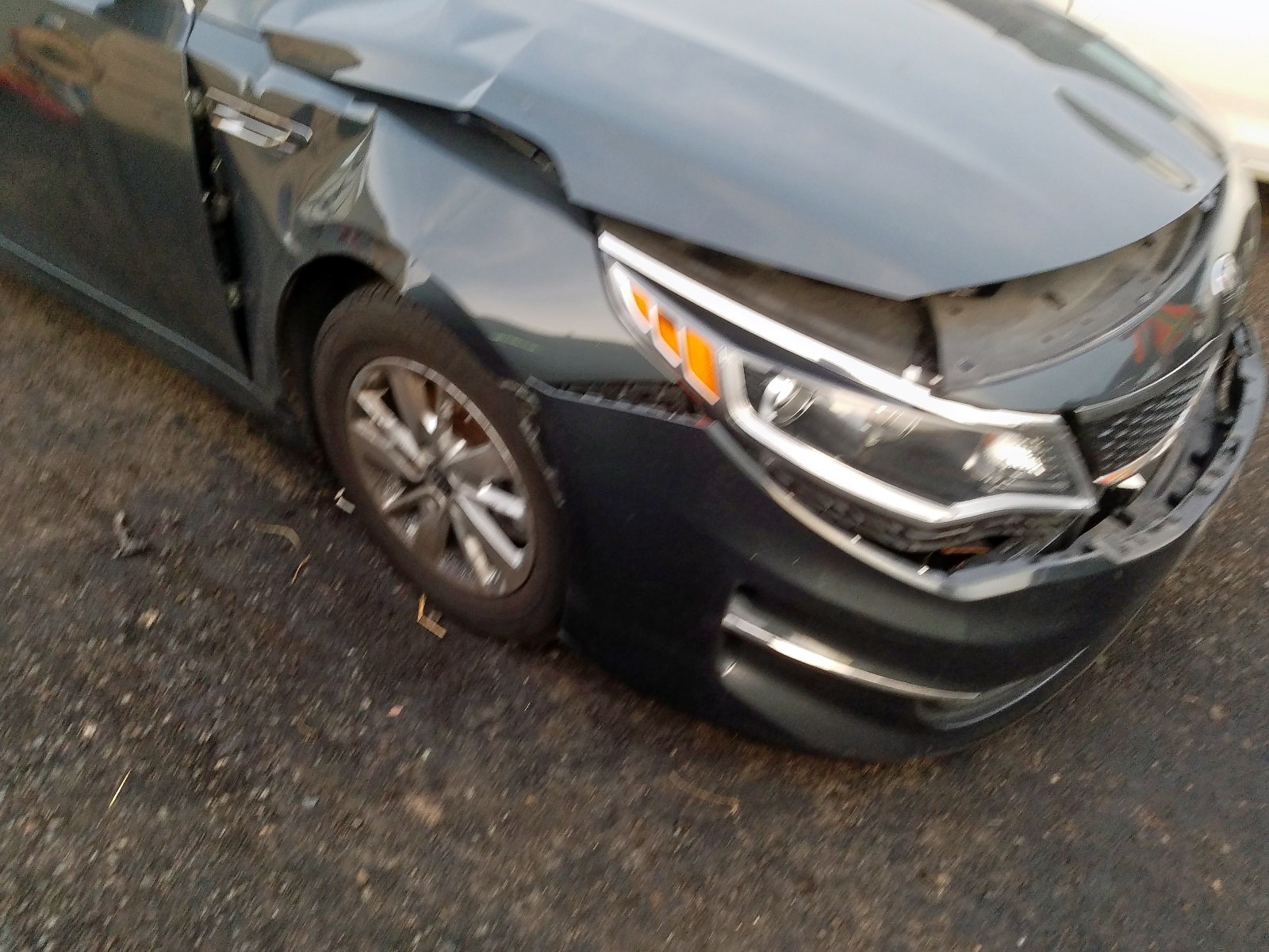 2016 Kia Optima Lx Black vin: 5XXGT4L30GG121364