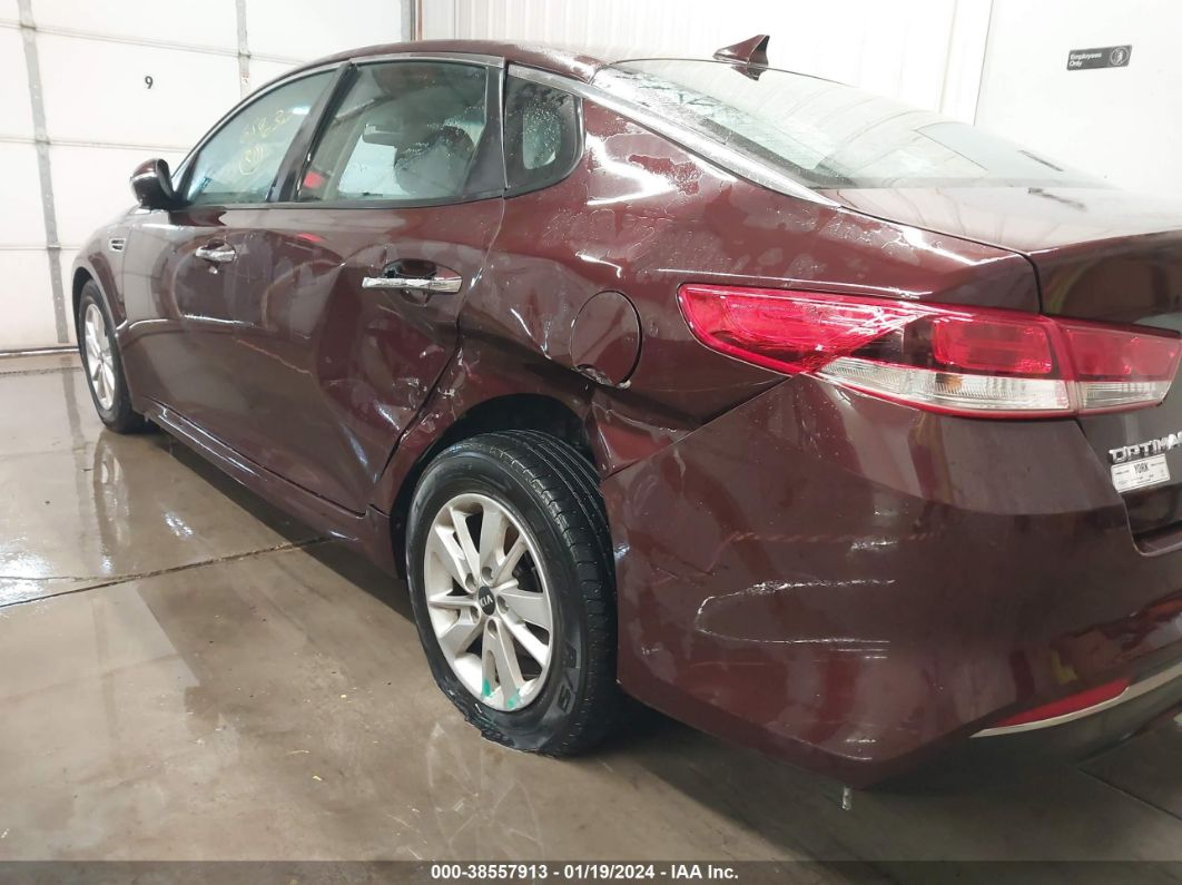 2018 Kia Optima Lx Бордовый vin: 5XXGT4L33JG246947