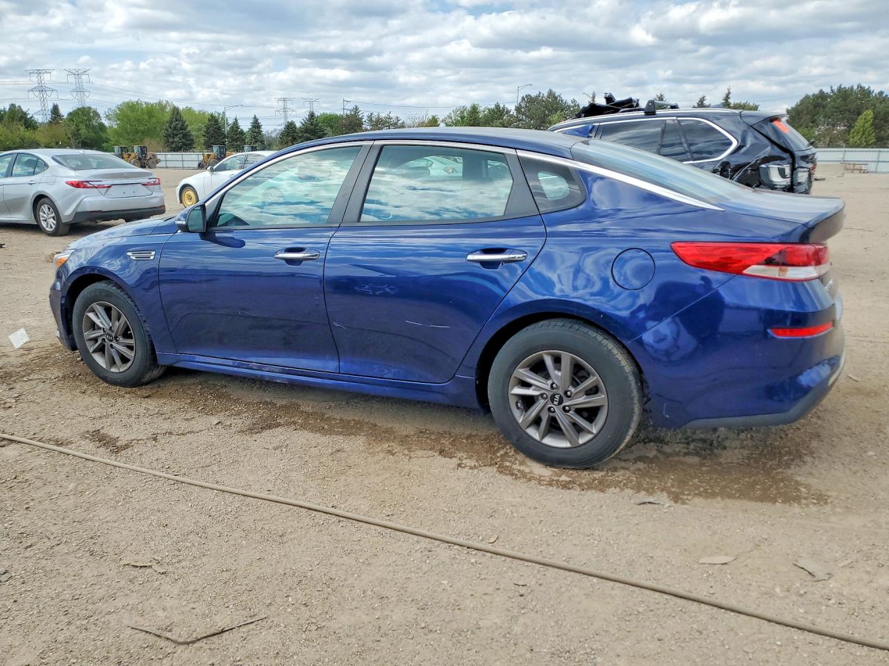 2020 Kia Optima Lx Синий vin: 5XXGT4L33LG417599