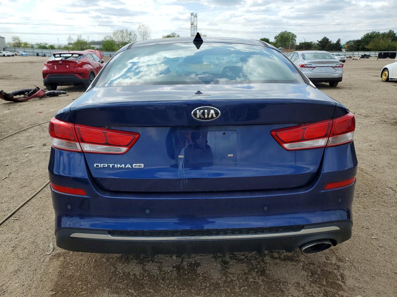 2020 Kia Optima Lx Синий vin: 5XXGT4L33LG417599